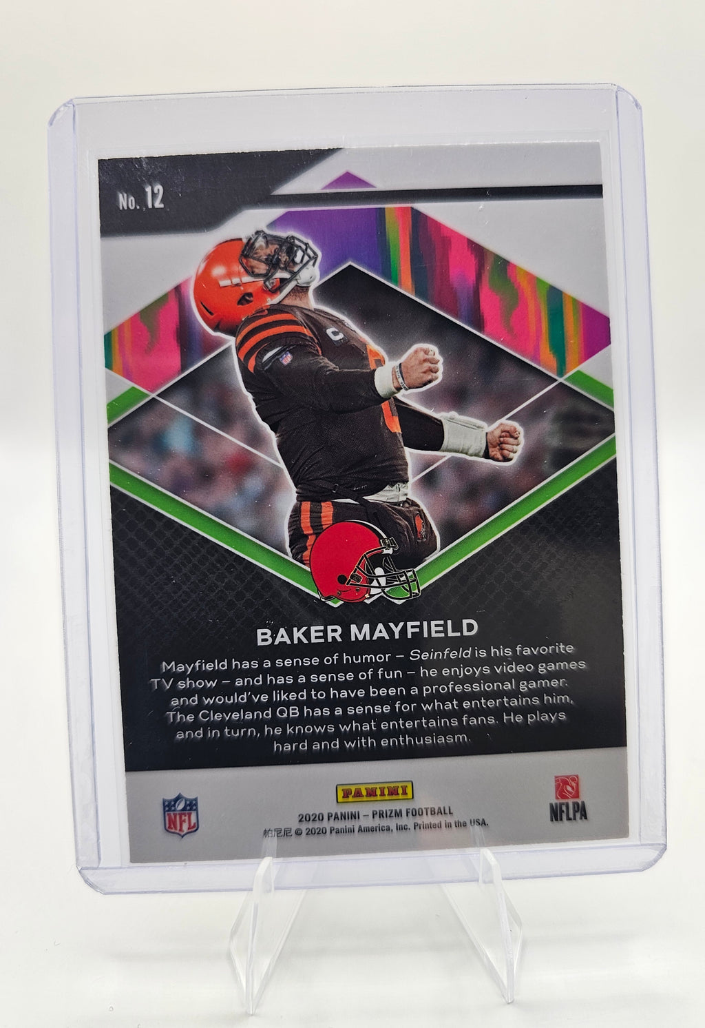 2020 Panini Prizm #12 Baker Mayfield Hype