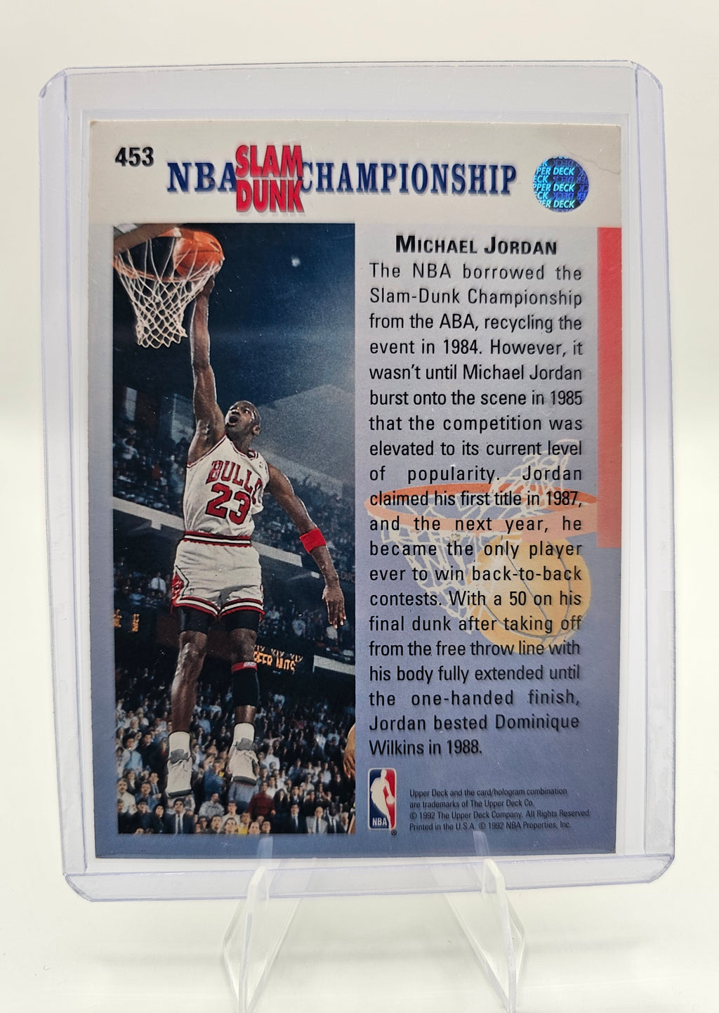 1992-93 Upper Deck #453 Michael Jordan