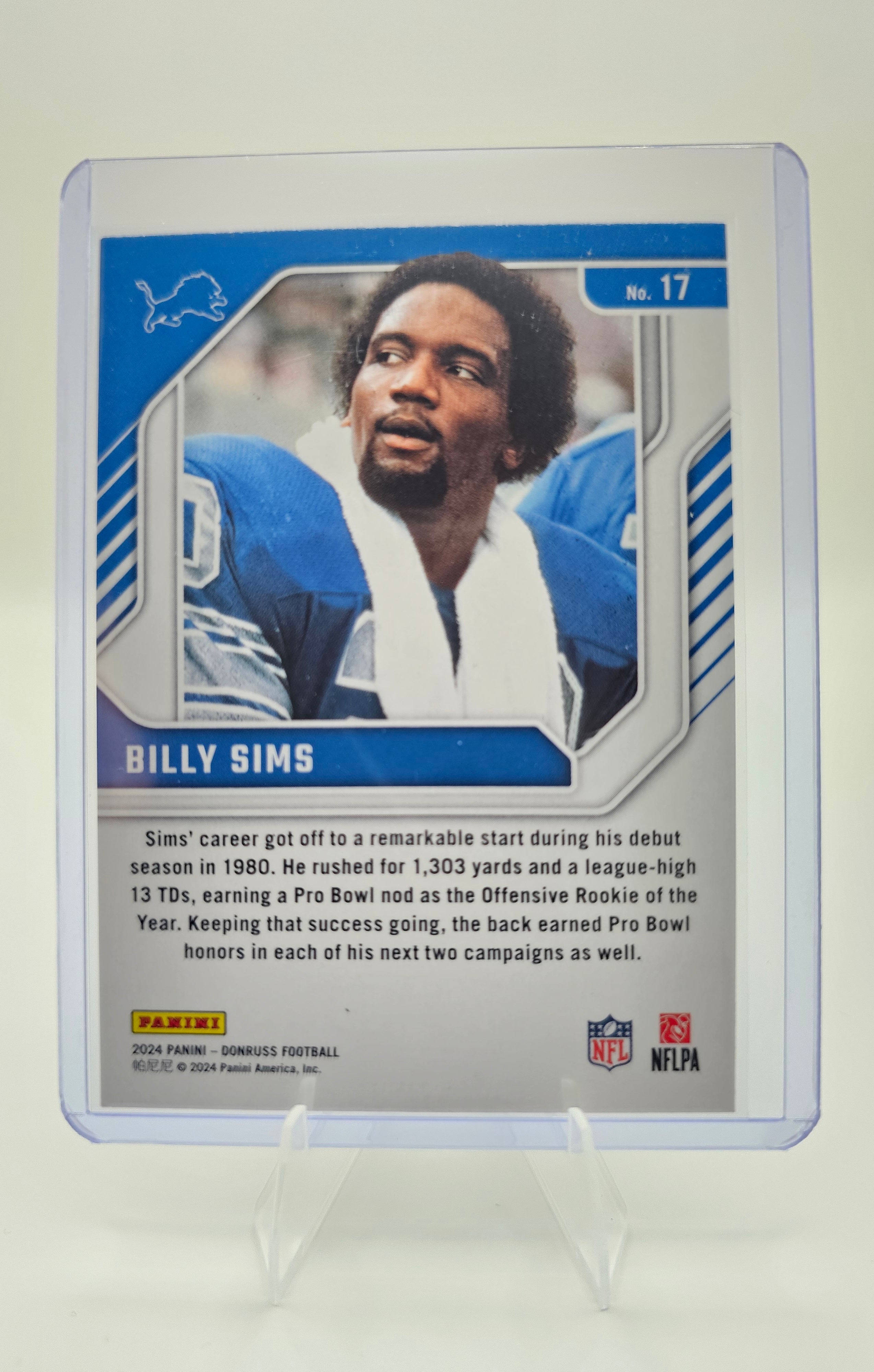 2024 Donruss #17 Billy Sims Legend Series