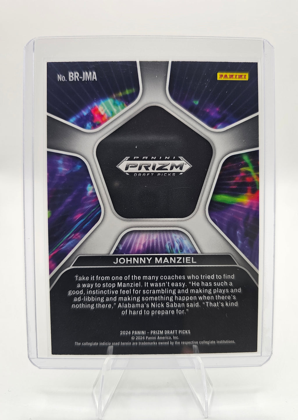 2024 Panini Prizm Draft Picks Brilliance #BR-JMA Johnny Manziel