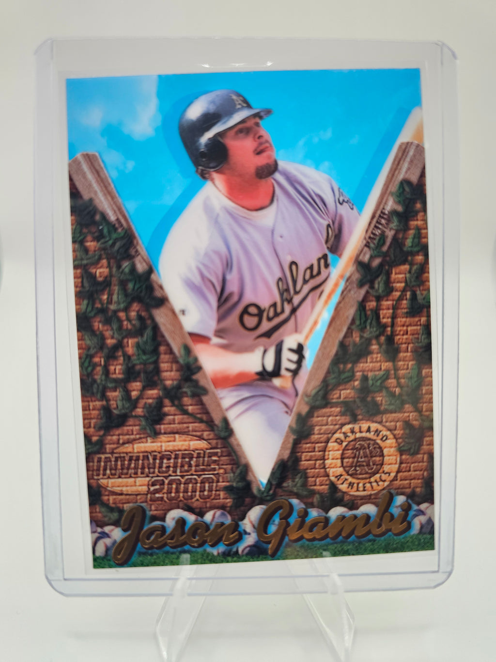 2000 Pacific Invincible #104 Jason Giambi