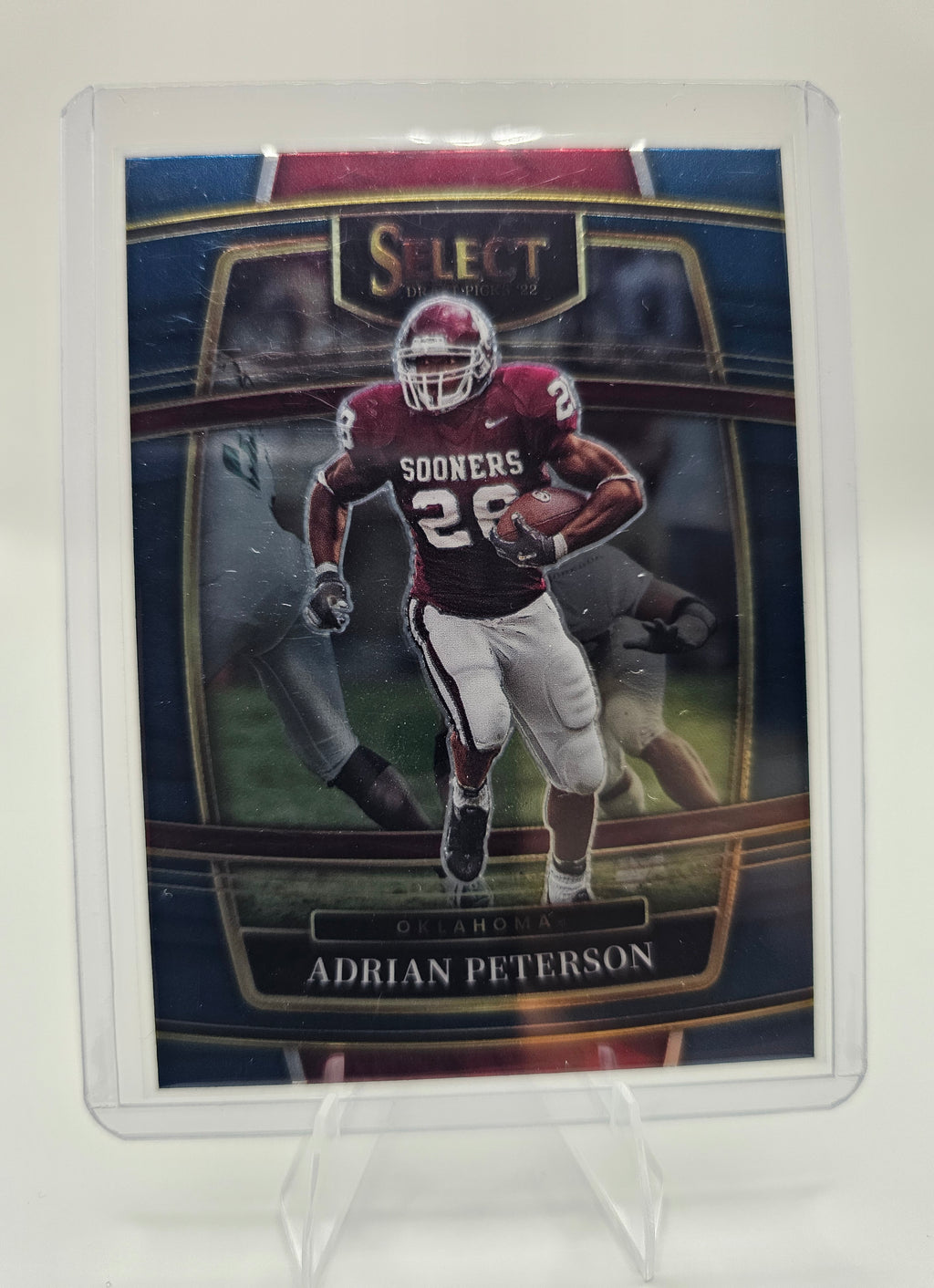 2022 Panini Select Draft Picks #65 Adrian Peterson Blue