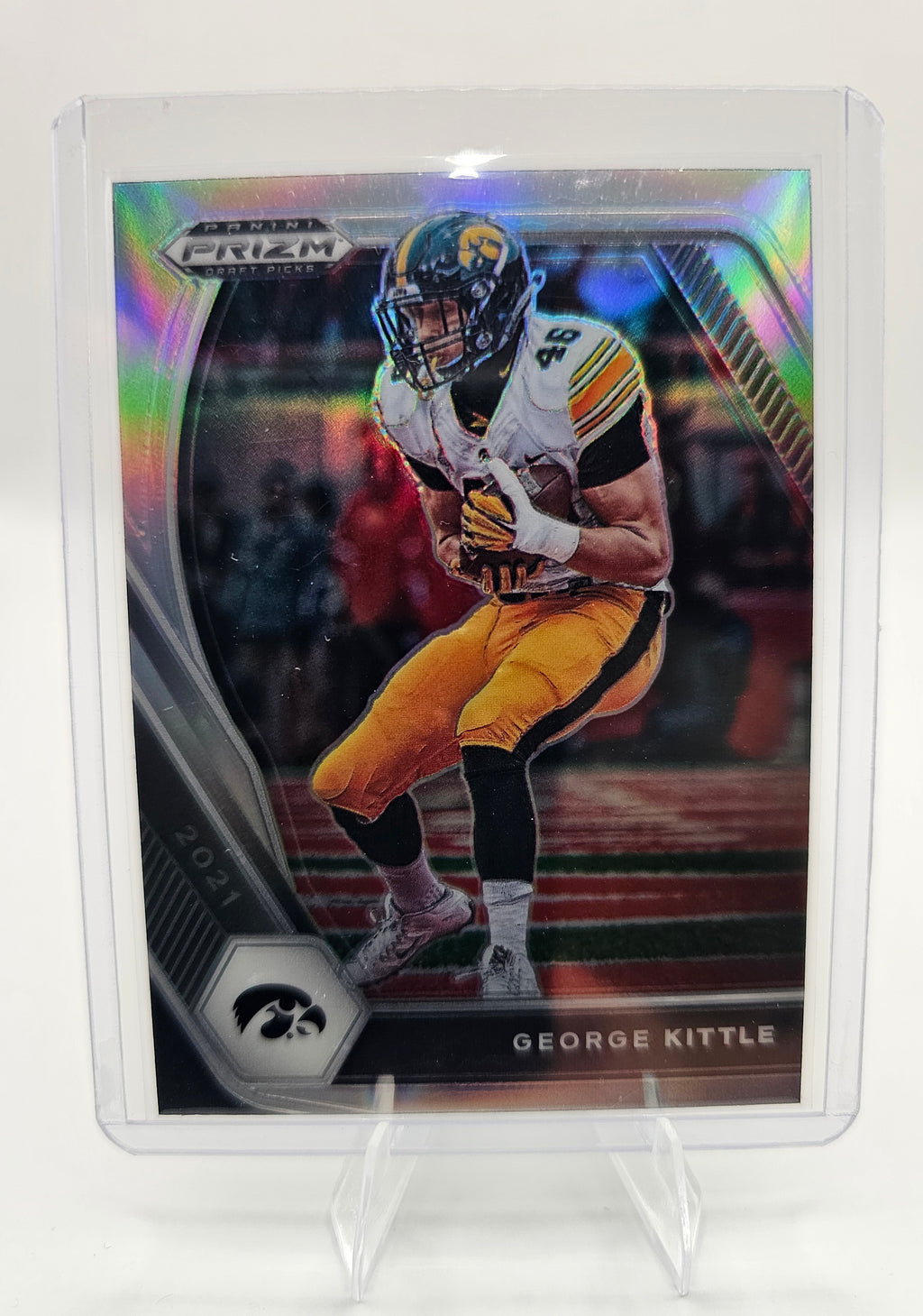 2021 Panini Prizm Draft Picks Collegiate #50 George Kittle