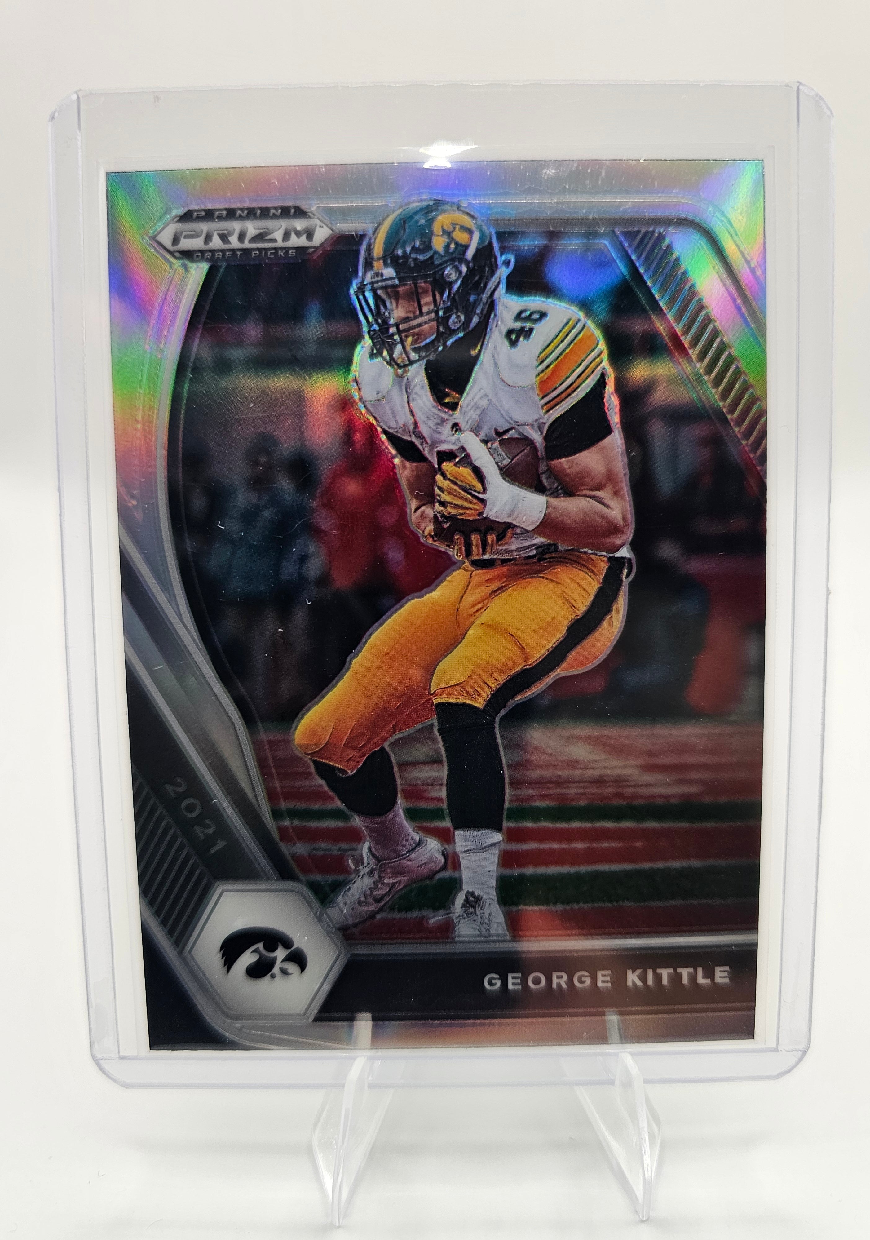 2021 Panini Prizm Draft Picks Collegiate #50 George Kittle