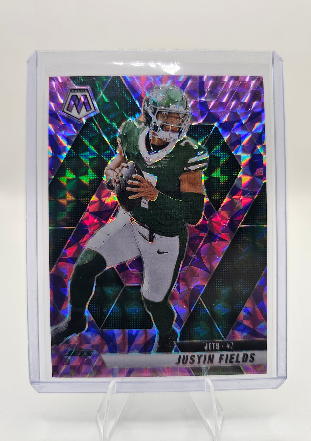 2025 Panini Mosaic #125 Justin Fields Mosaic Tessellation