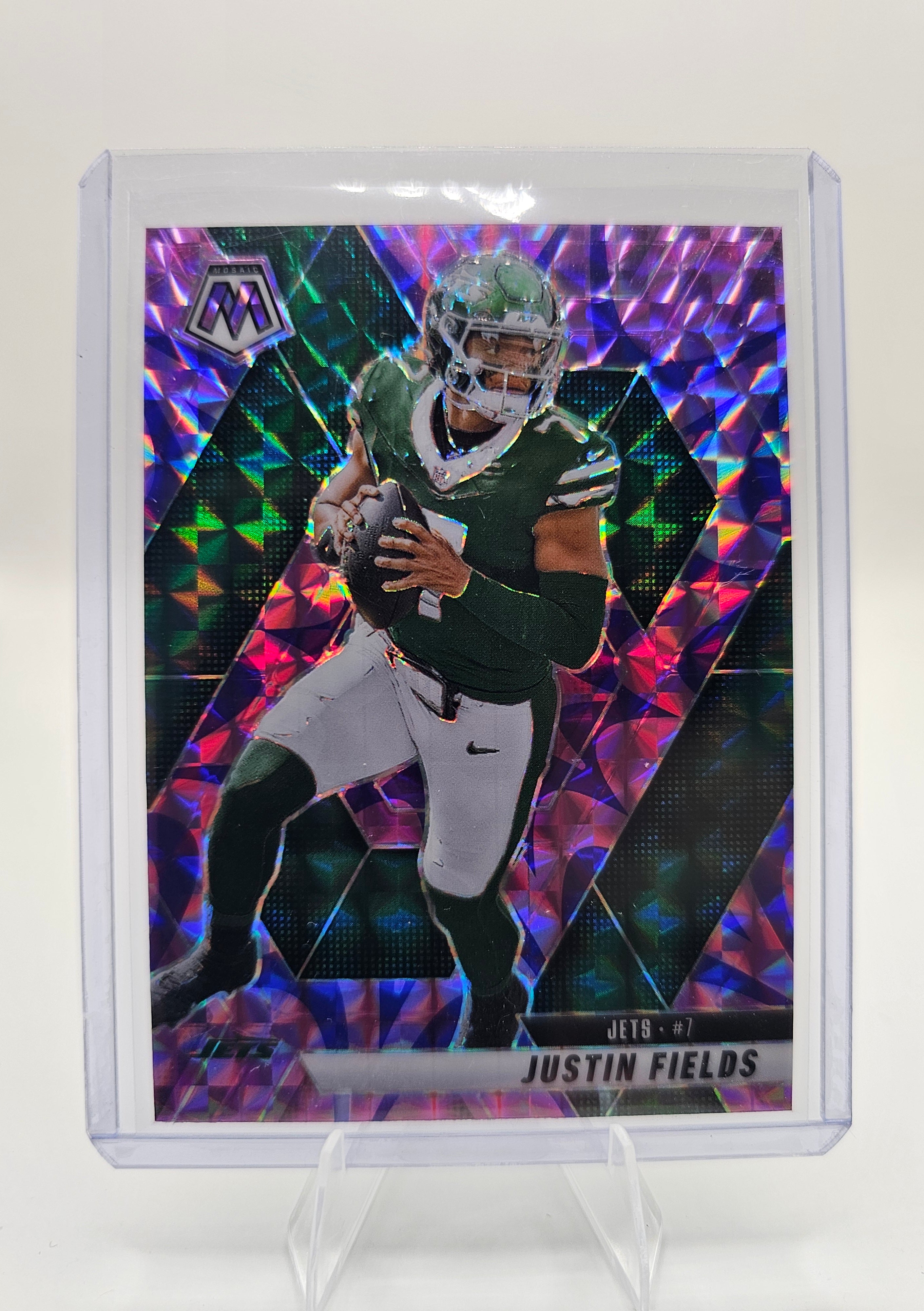 2025 Panini Mosaic #125 Justin Fields Mosaic Tessellation