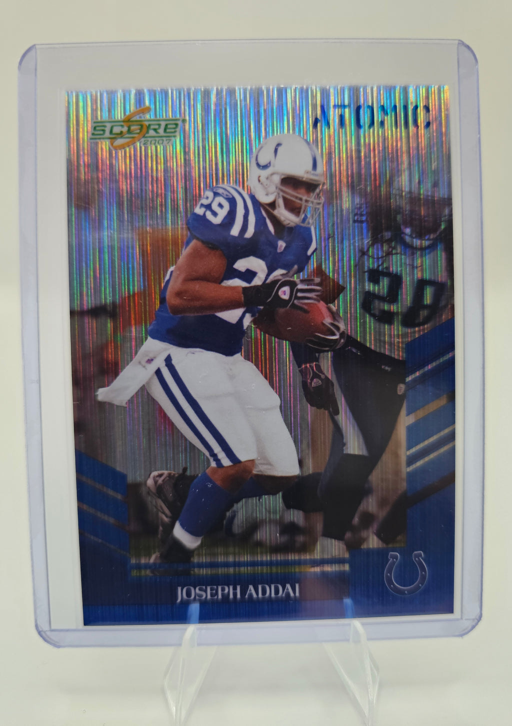 2007 Score #221 Joseph Addai Atomic