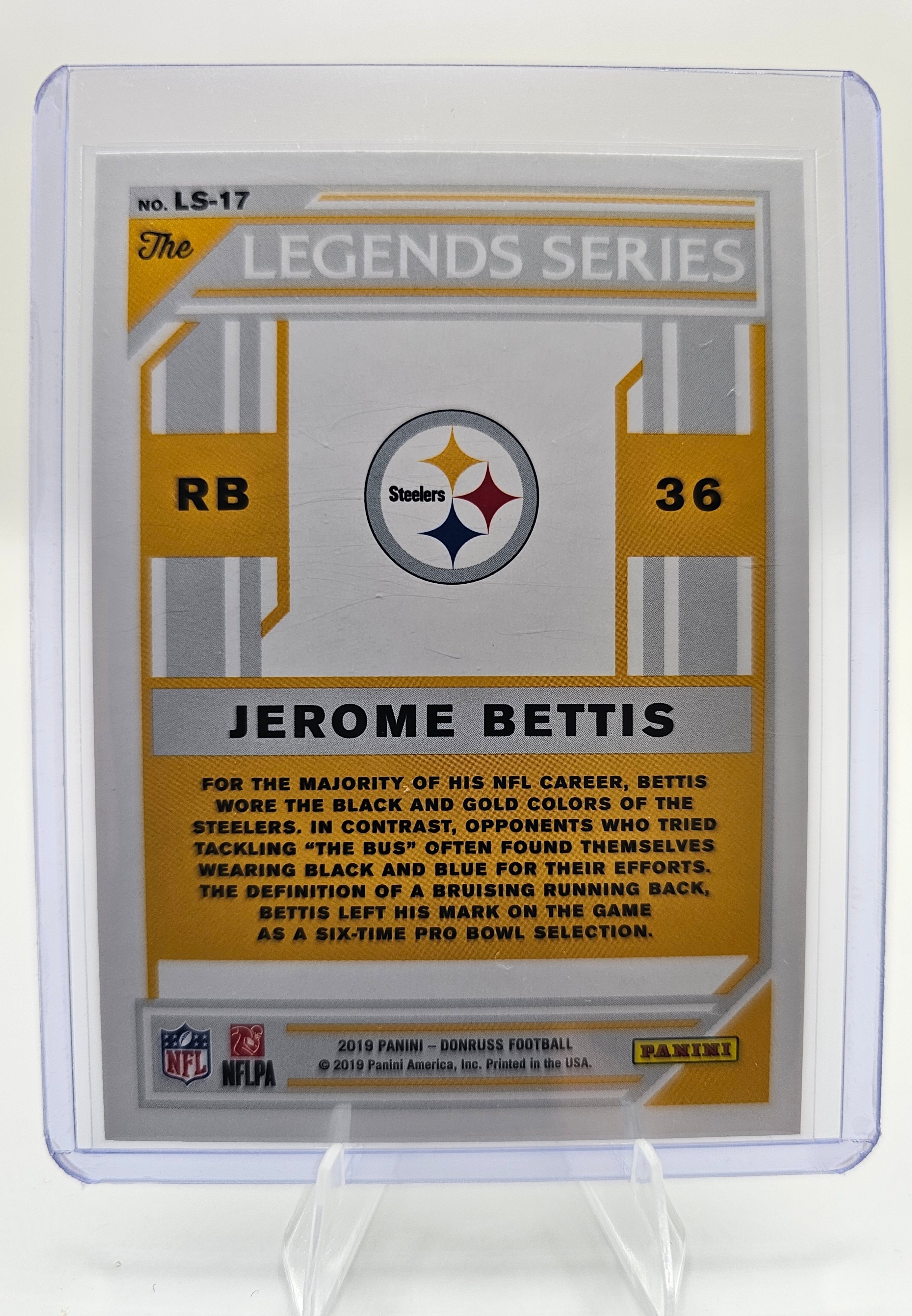 2019 Donruss #LS-17 Jerome Bettis The Legends Series