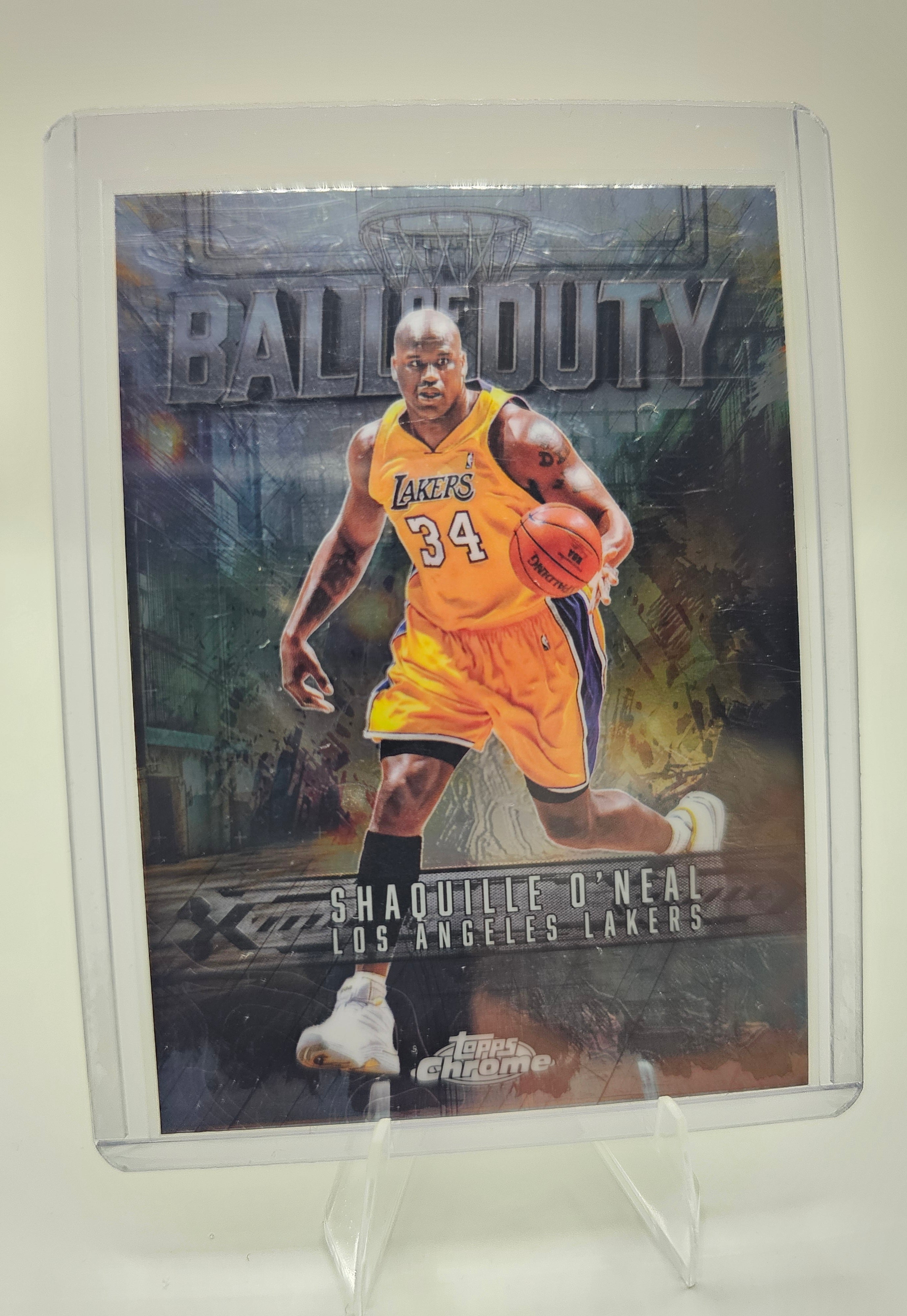 2025-26 Topps Chrome #BD-18 Shaquille O'Neal Ball of Duty