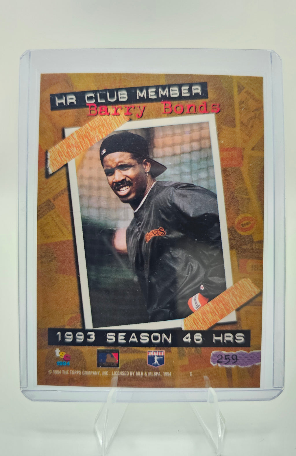 1994 Topps Stadium Club Members Only #259 Barry Bonds – San Francisco Giants