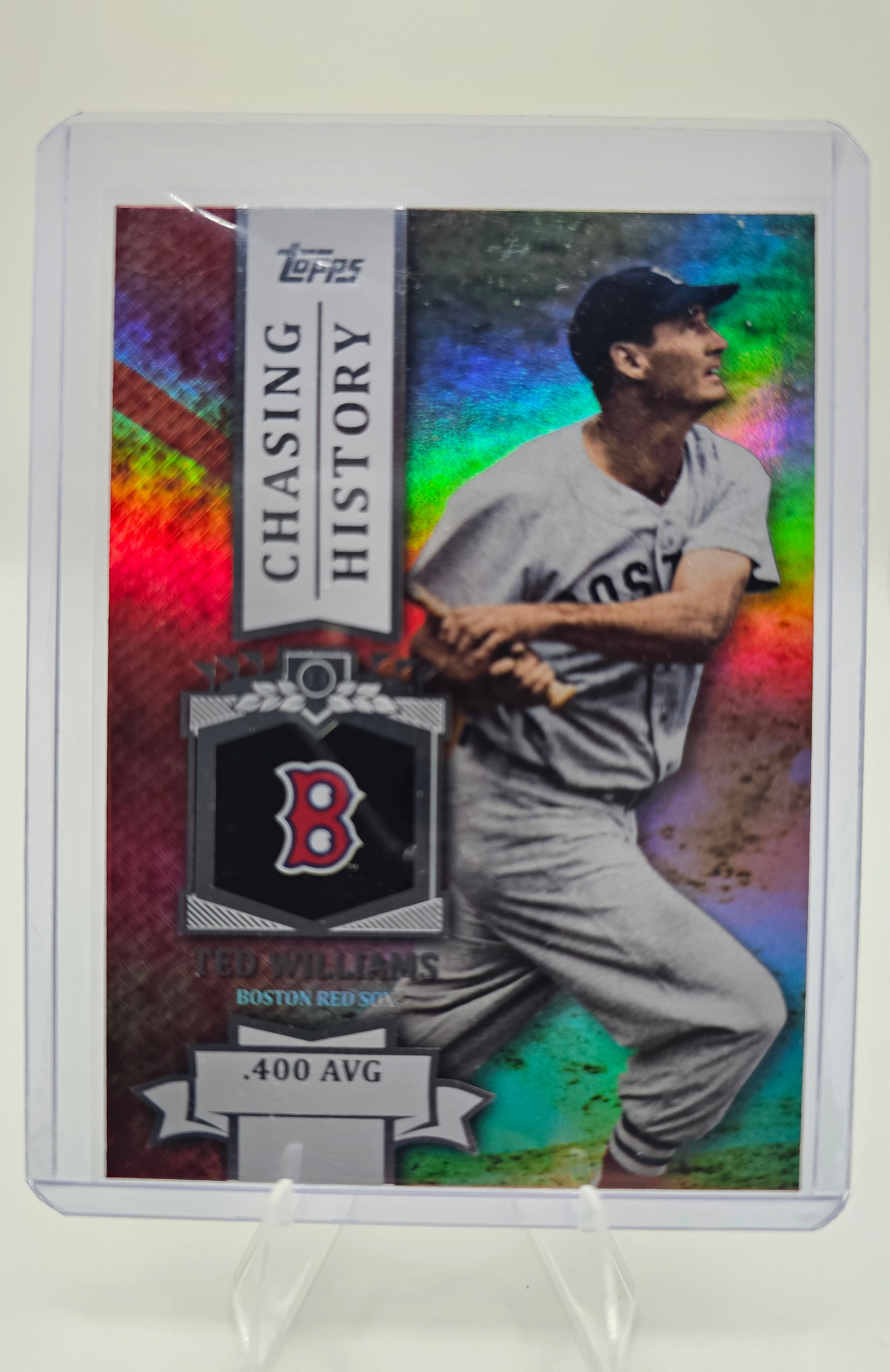 2013 Topps #CH-33 Ted Williams Chasing History Silver Foil