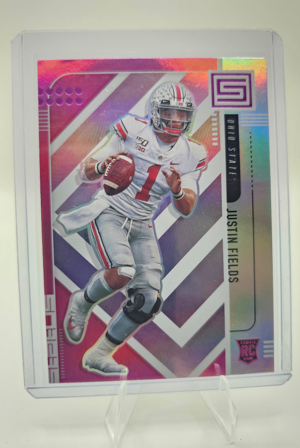 2021 Panini Chronicles Draft Picks #159 Justin Fields Pink