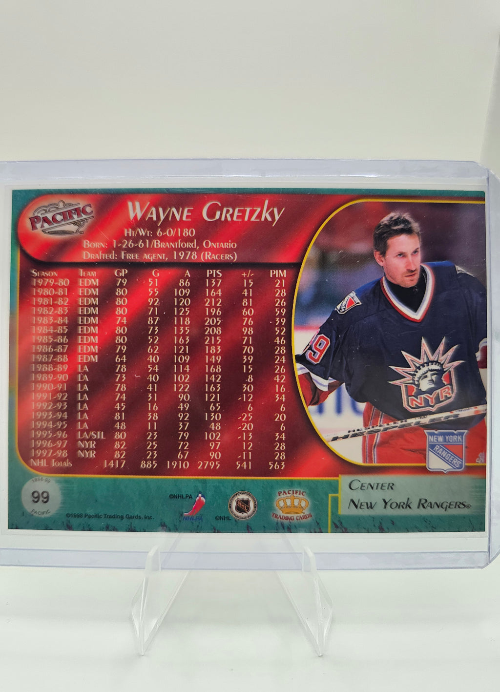 1998-99 Pacific #99 Wayne Gretzky