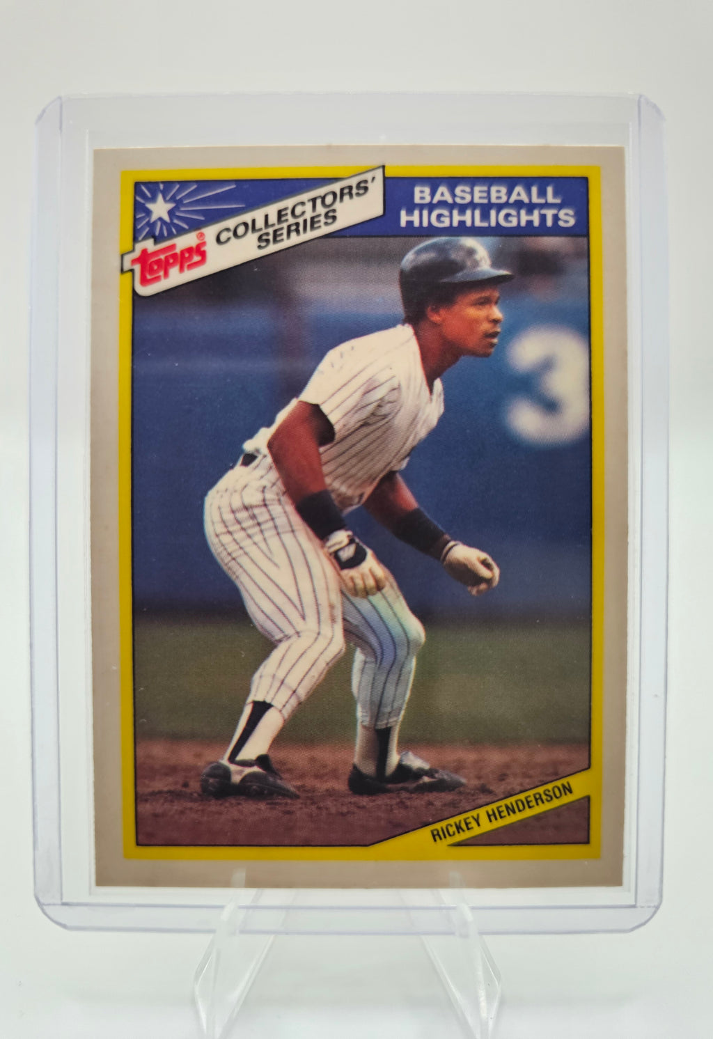 1987 Topps Collectors' Series Baseball Highlights Rickey Henderson