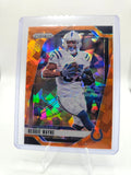 2024 Panini Prizm Orange Cracked Ice #128 Reggie Wayne – Indianapolis Colts