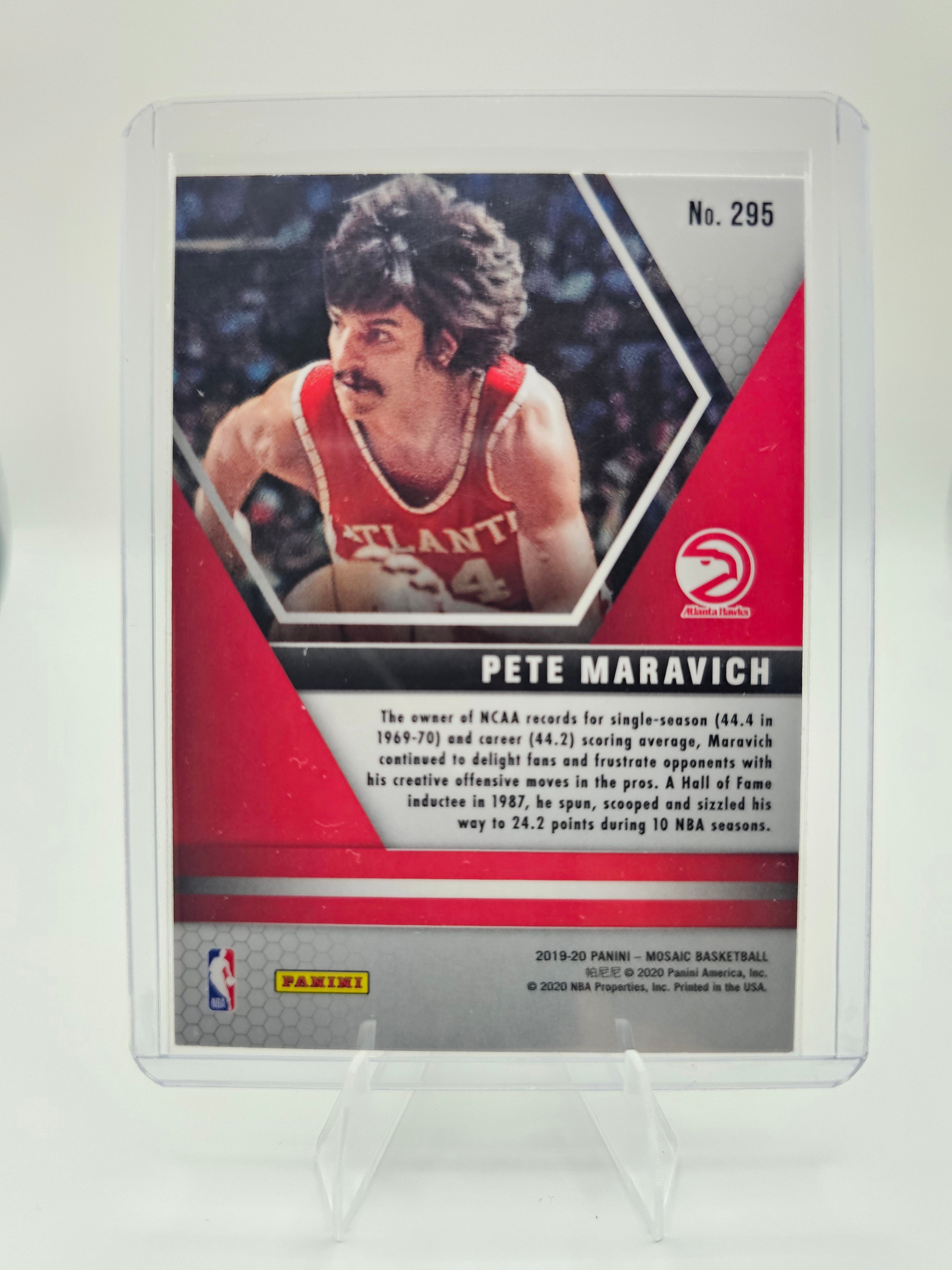 2019-20 Panini Mosaic #295 Pete Maravich