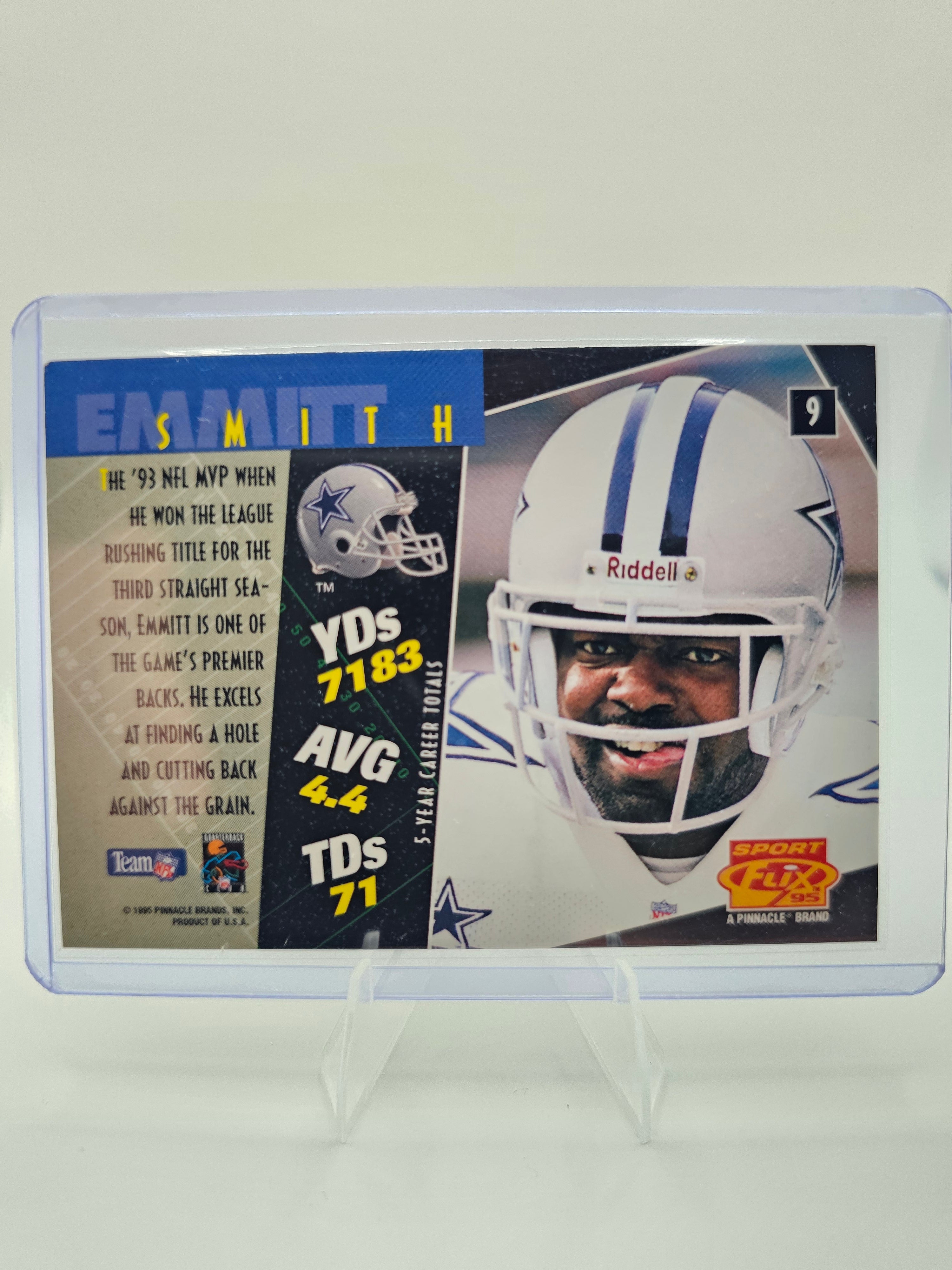 1995 Sportflix #9 Emmitt Smith – Dallas Cowboys