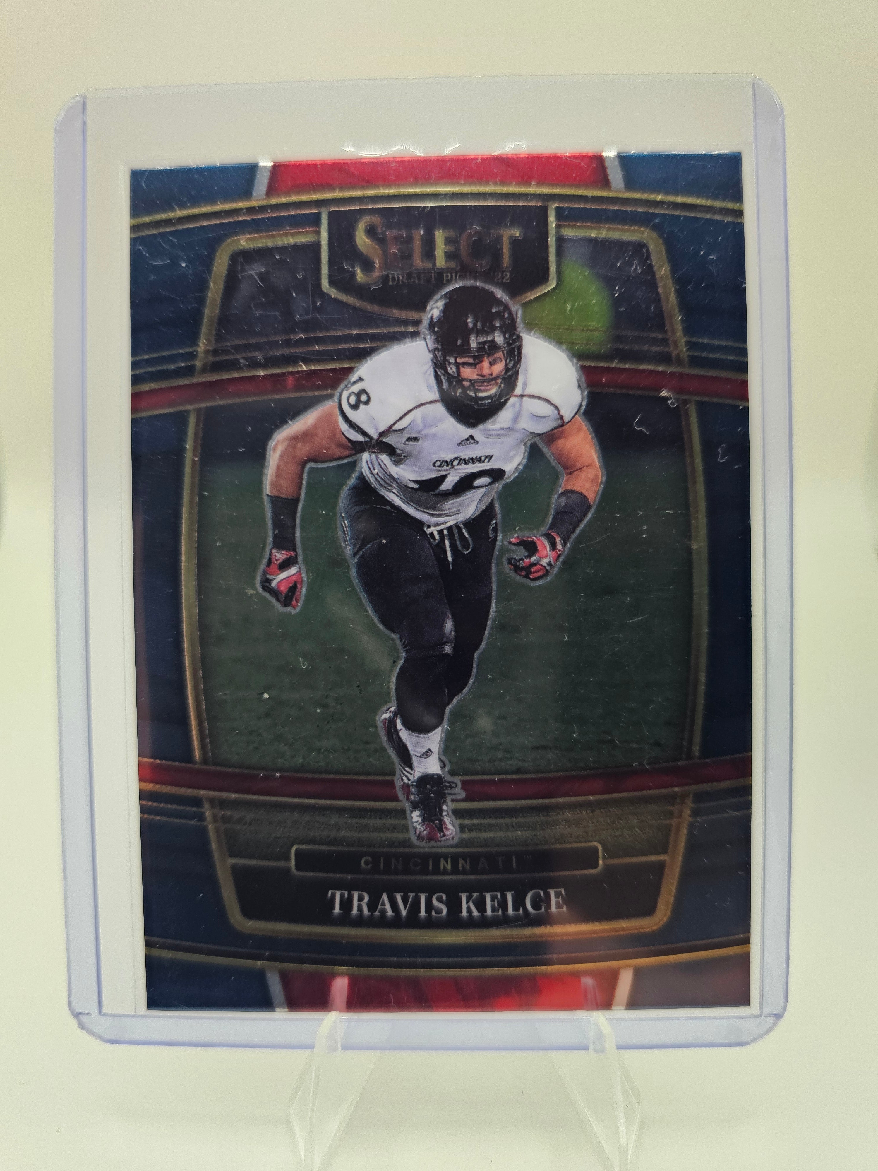 2022 Panini Select Draft Picks #30 Travis Kelce Blue (Retail Base)