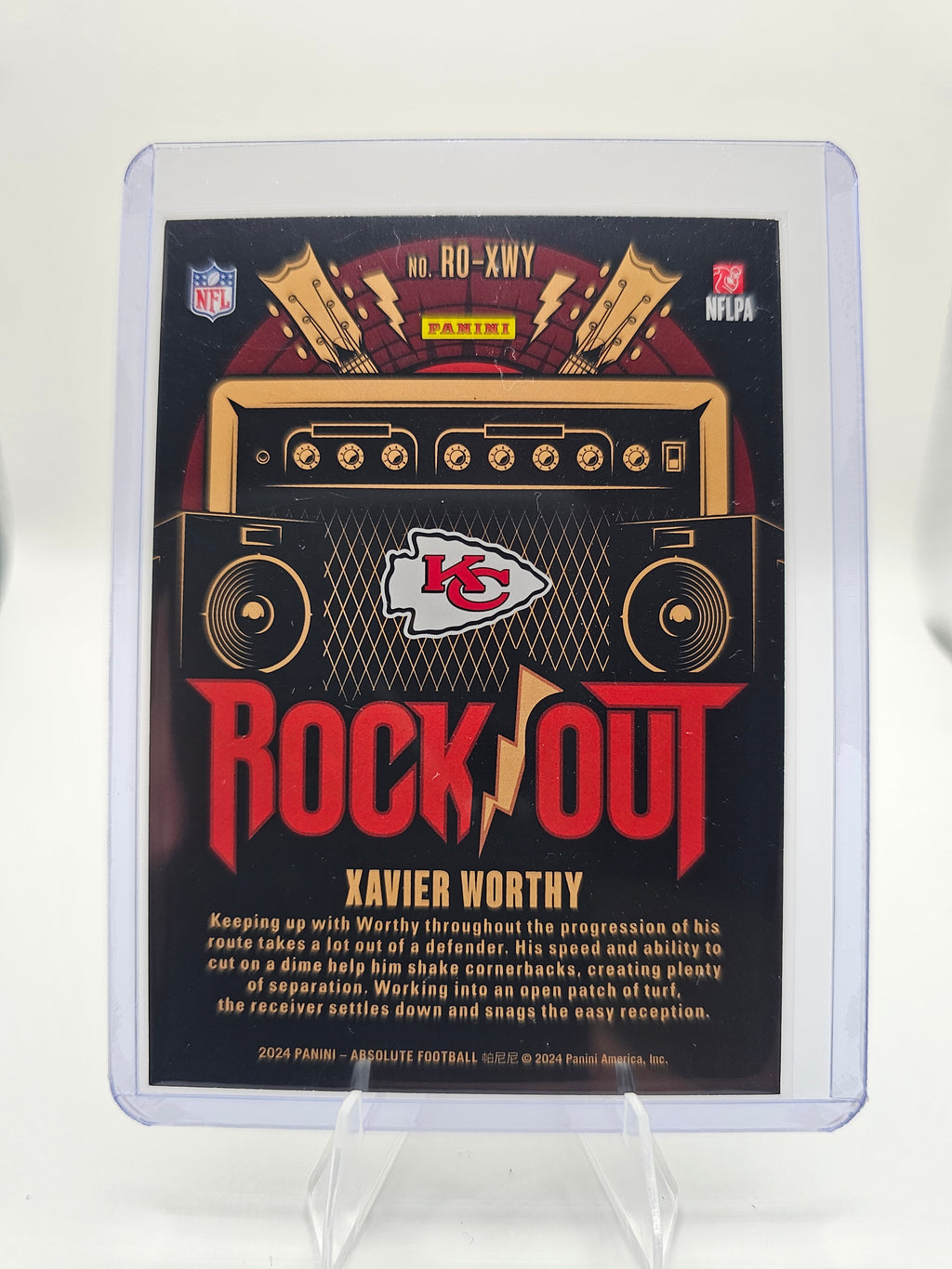 2024 Panini Absolute #RO-XWY Xavier Worthy Rock Out