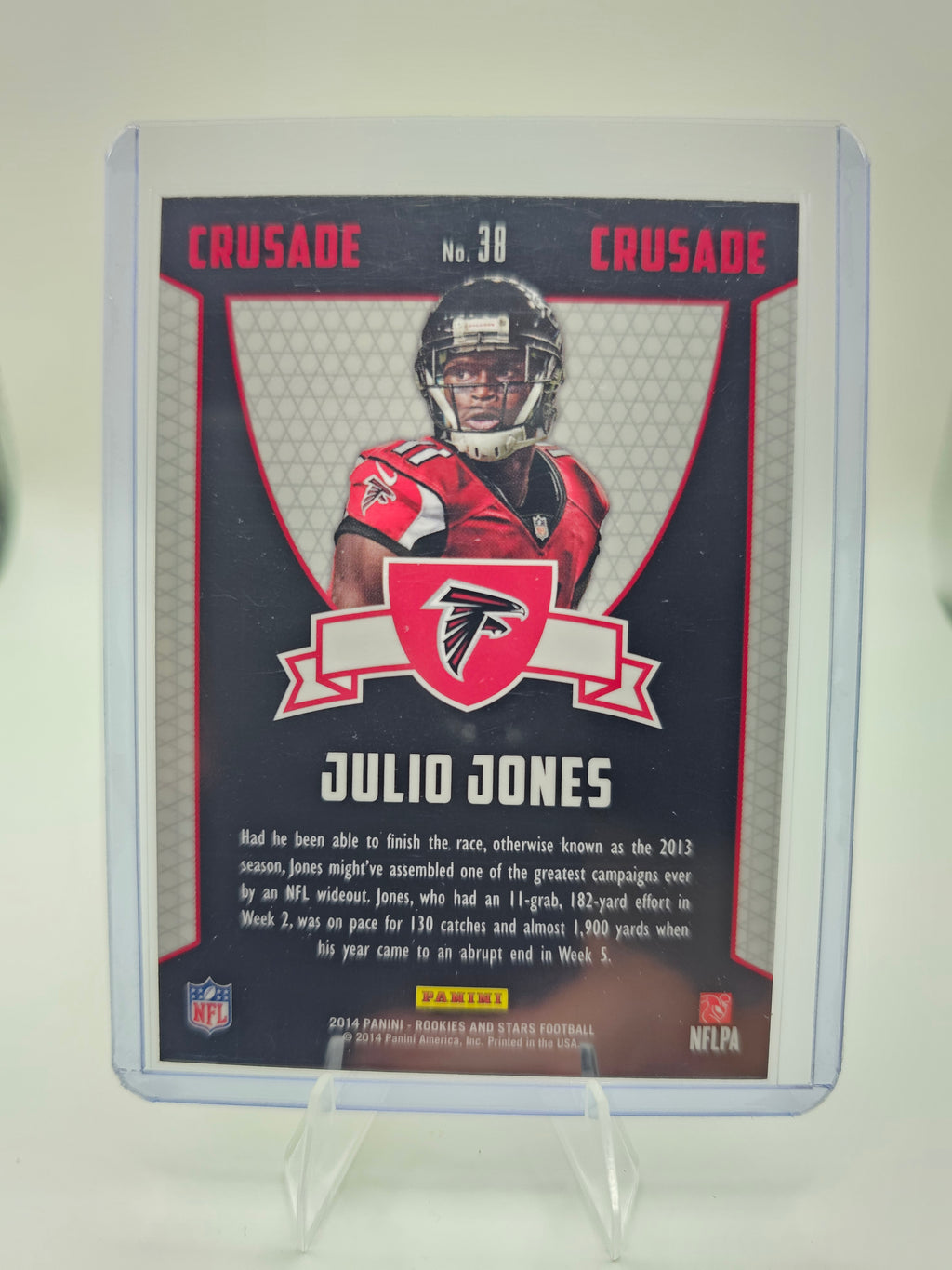 2014 Panini Rookies & Stars #38 Julio Jones Crusade Blue