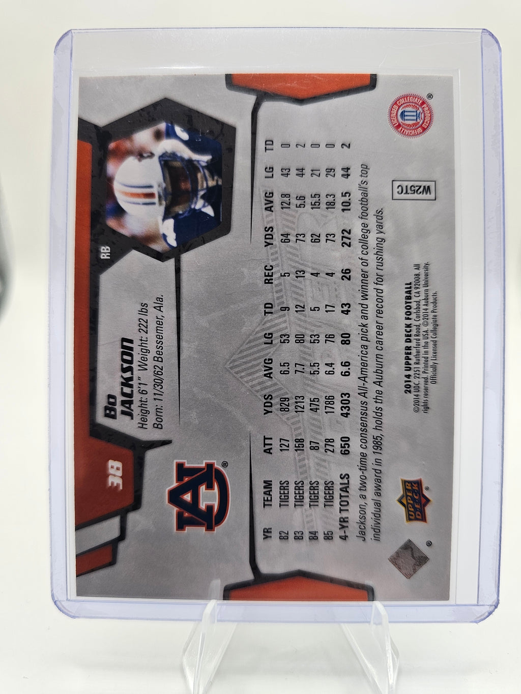 2014 Upper Deck #38 Bo Jackson