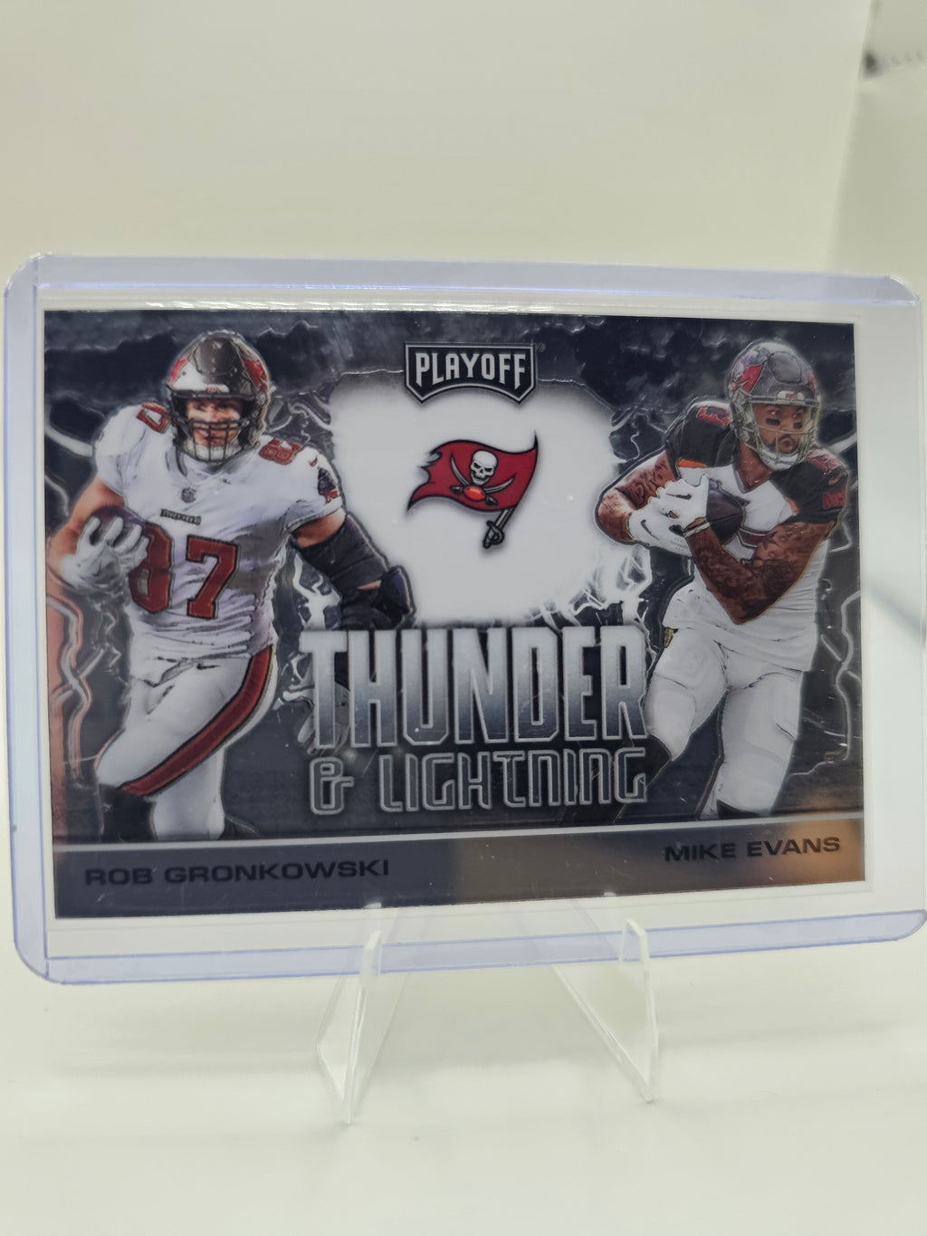 2020 Panini Playoff #TL-6 Rob Gronkowski / Mike Evans Thunder & Lightning Silver