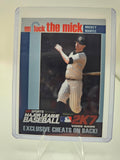 2007 Topps #3 Mickey Mantle Unlock the Mick