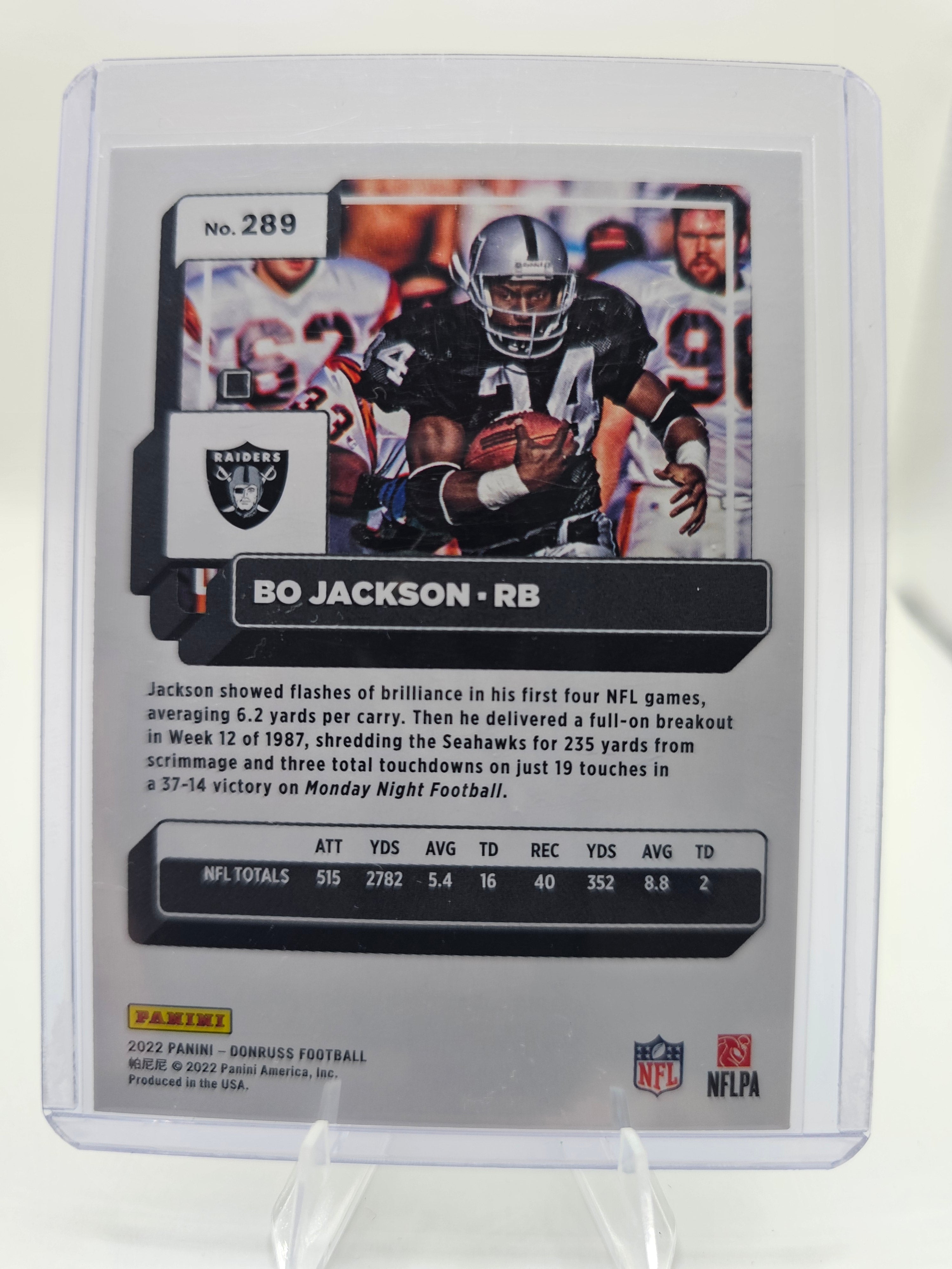 2022 Donruss #289 Bo Jackson