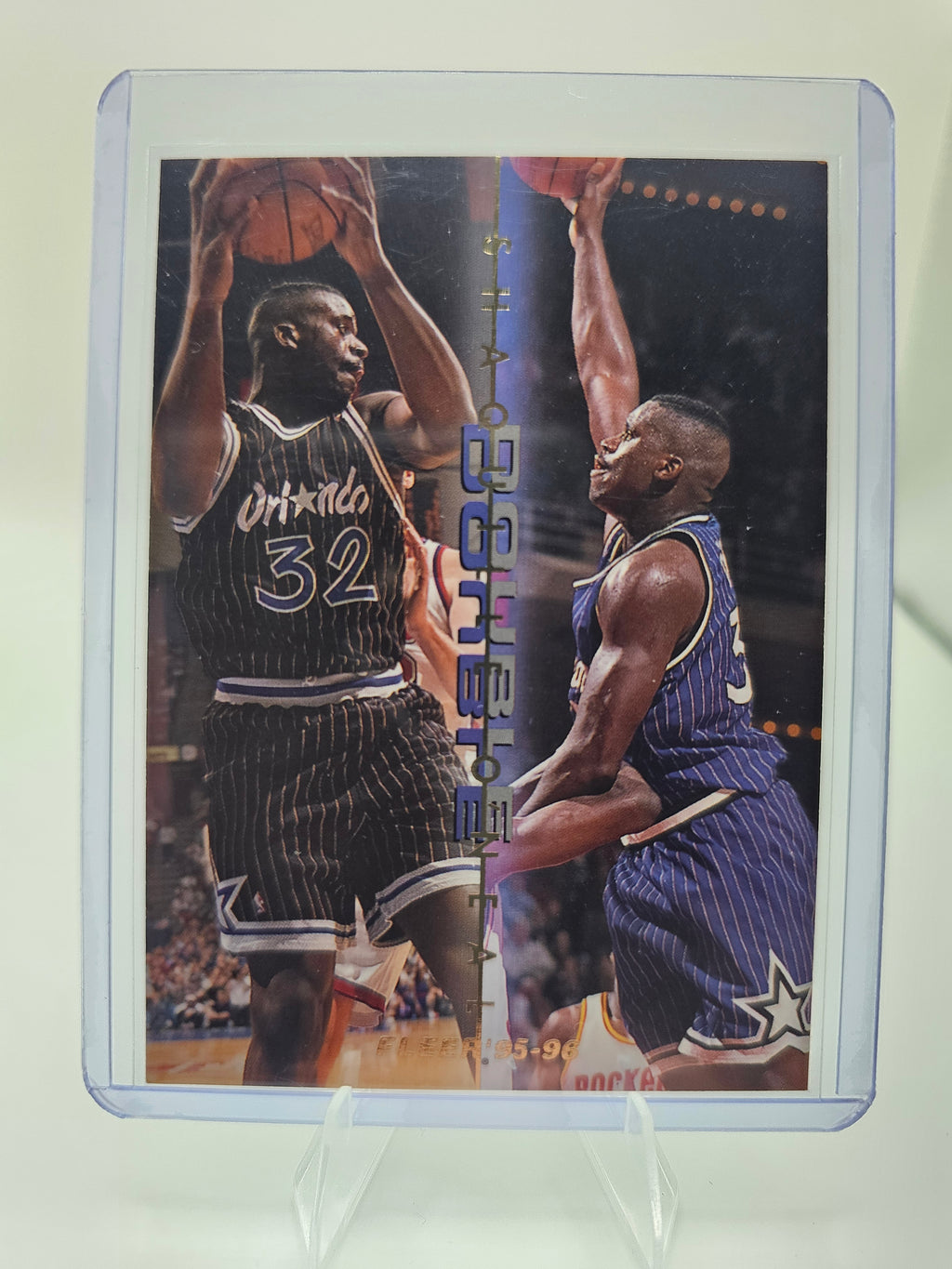 1995-96 Fleer #10 Shaquille O'Neal Double Double