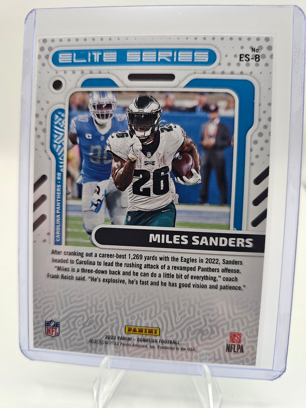 2023 Donruss #ES-8 Miles Sanders Elite Series