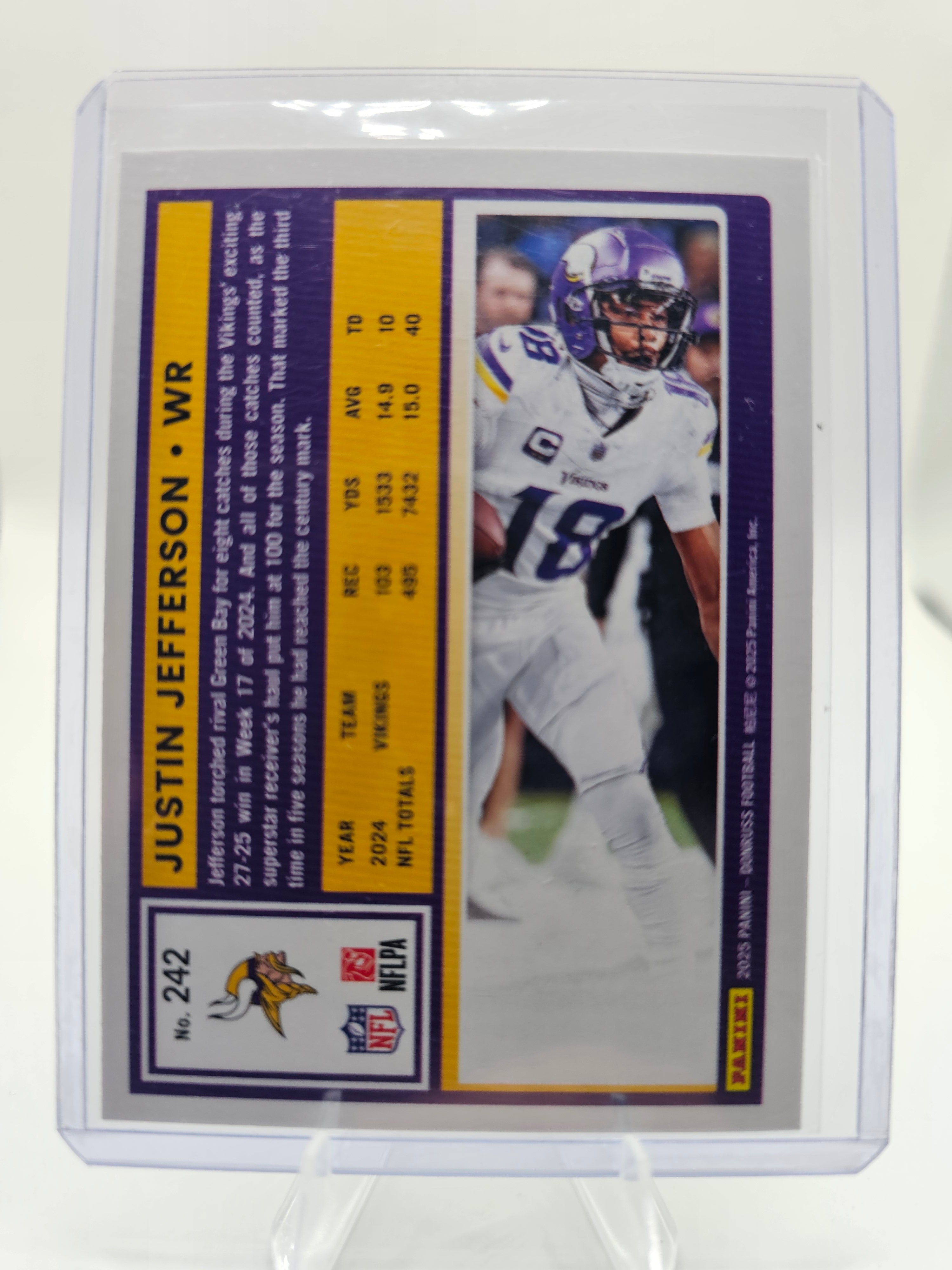 2025 Donruss #242 Justin Jefferson