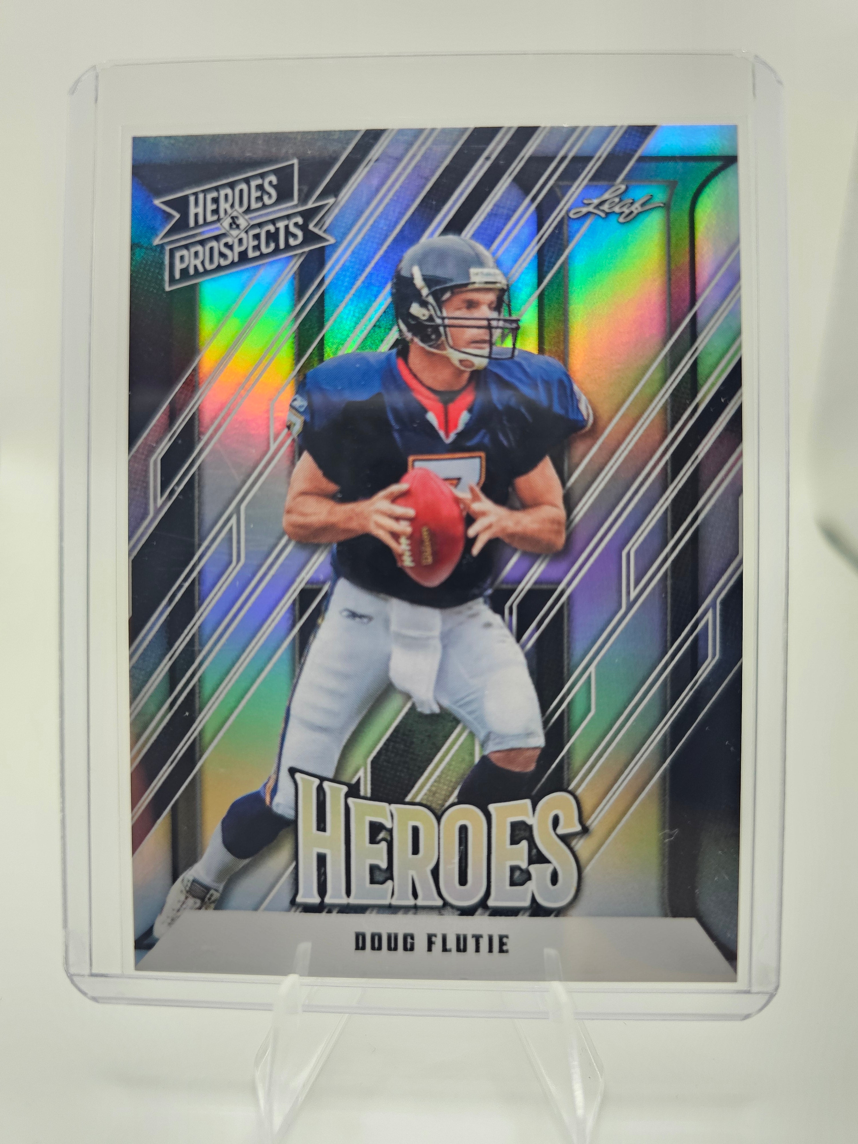 2024 Leaf Heroes & Prospects #179 Doug Flutie #58/199 Purple
