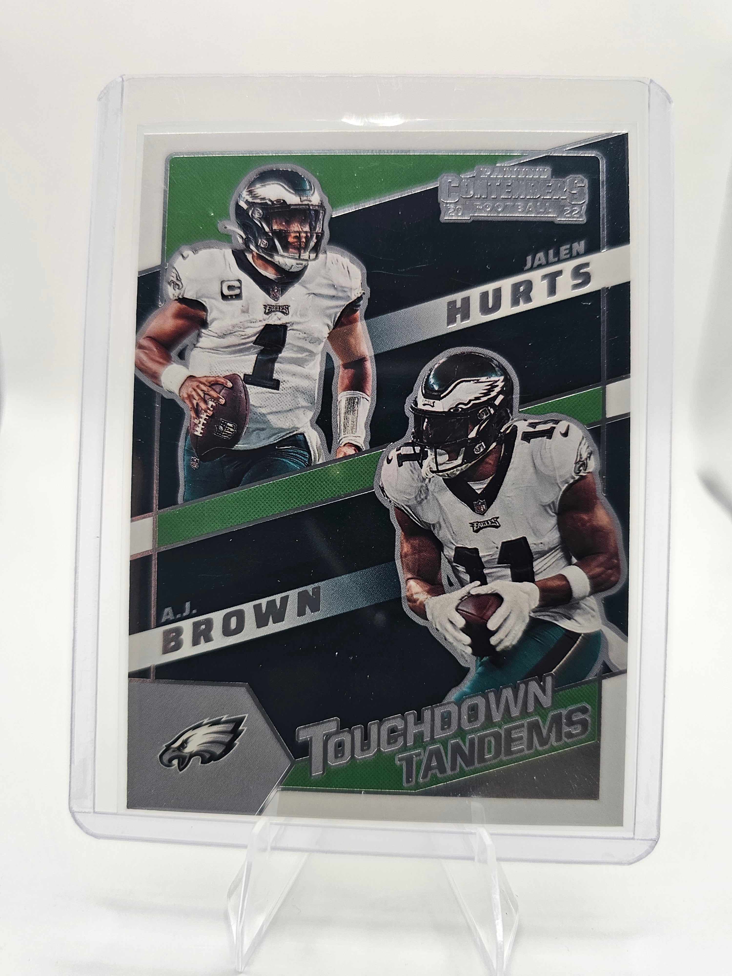 2022 Panini Contenders #TDT-PHI A.J. Brown / Jalen Hurts Touchdown Tandems