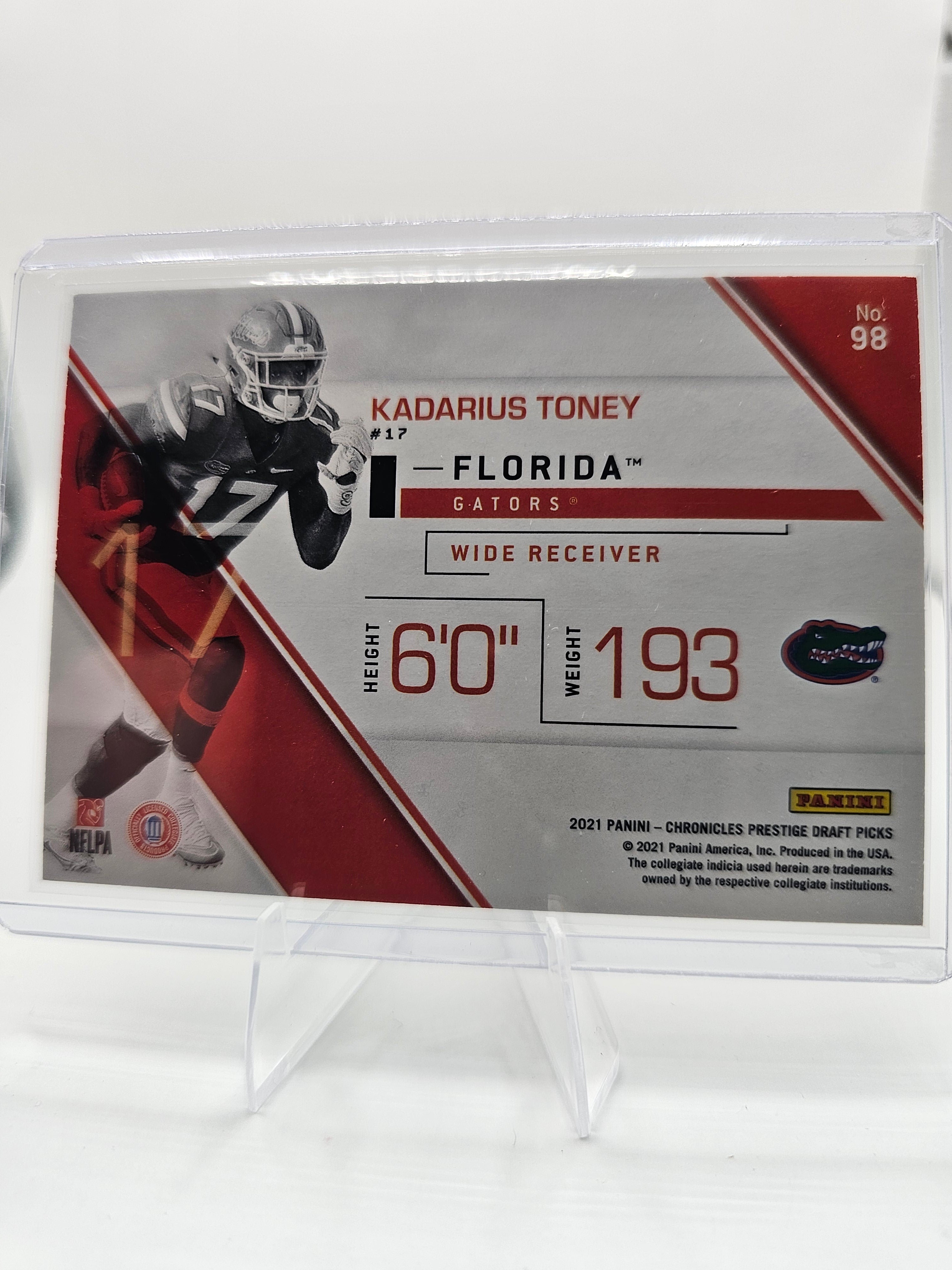 2021 Panini Chronicles Draft Picks #98 Kadarius Toney