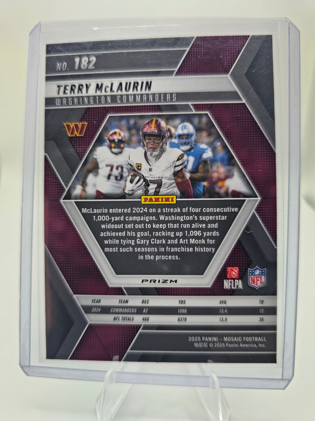 2025 Panini Mosaic #182 Terry McLaurin