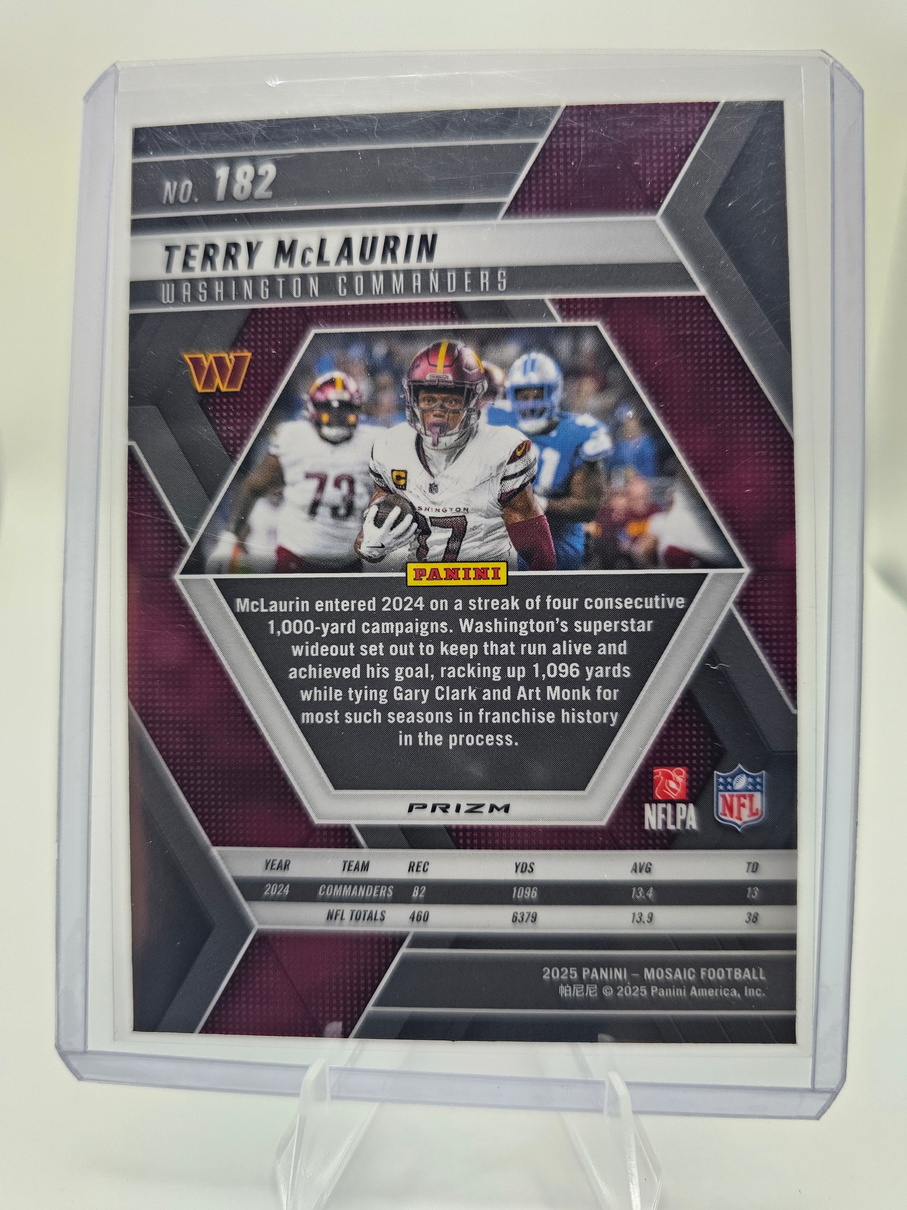 2025 Panini Mosaic #182 Terry McLaurin