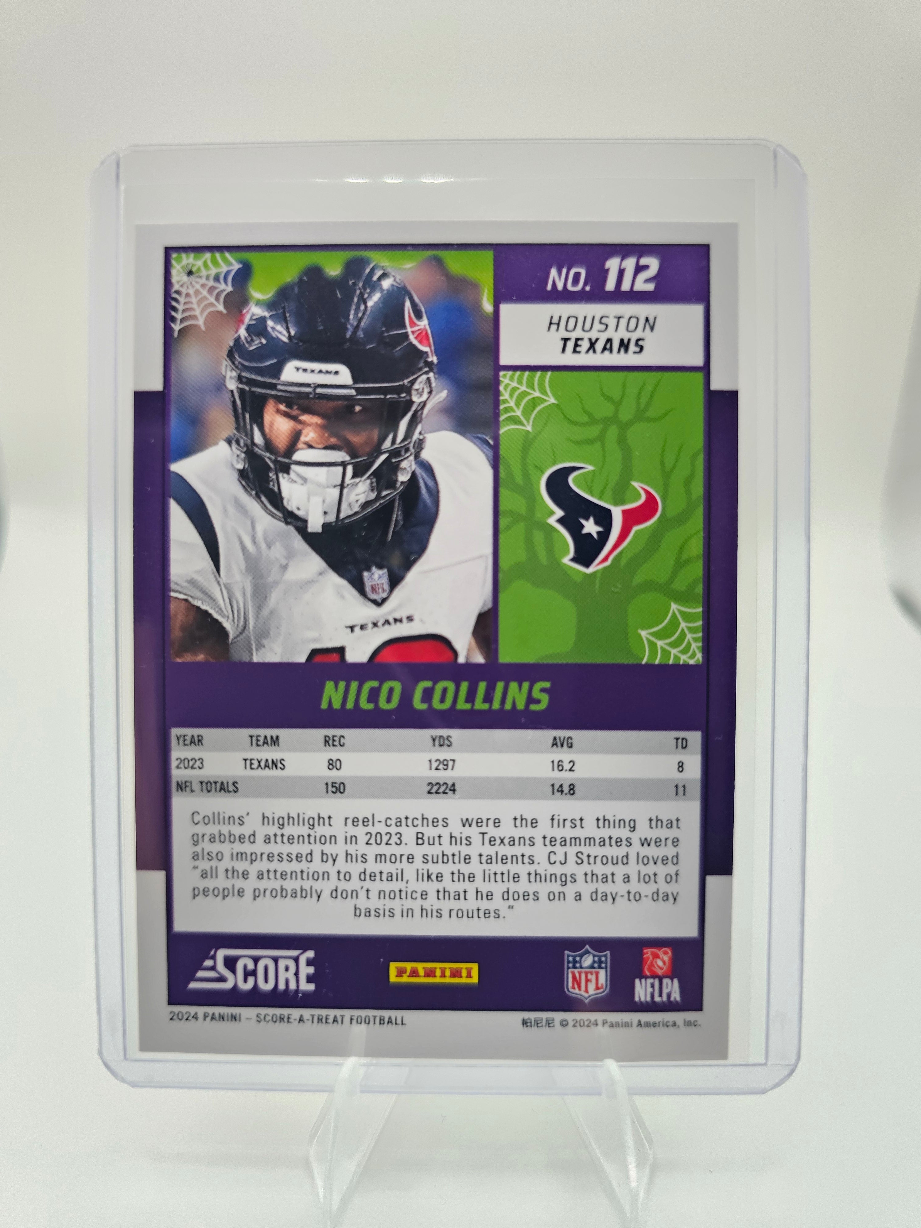 2024 Score-A-Treat #112 Nico Collins Orange
