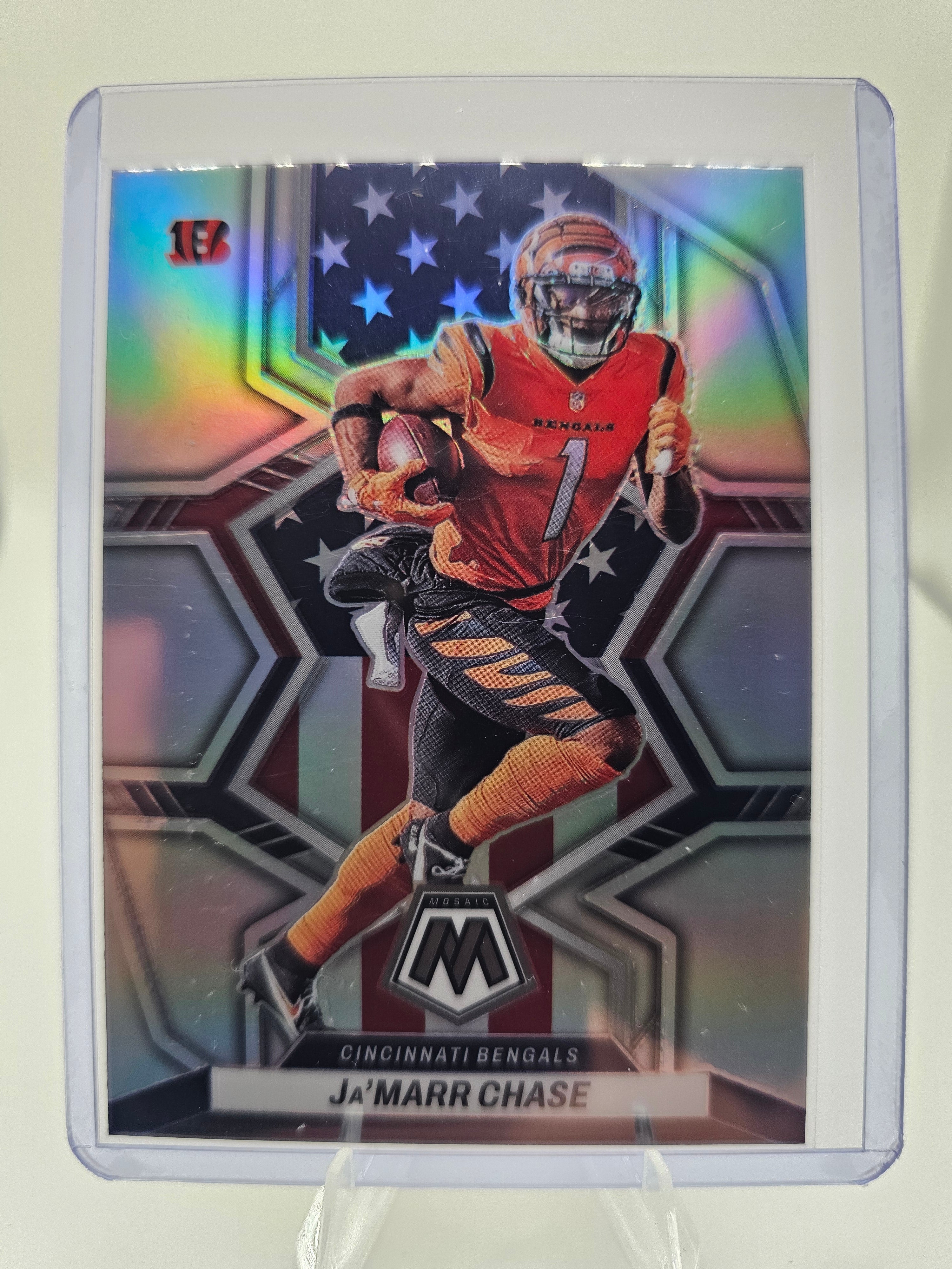 2022 Panini Mosaic #263 Ja'Marr Chase Silver