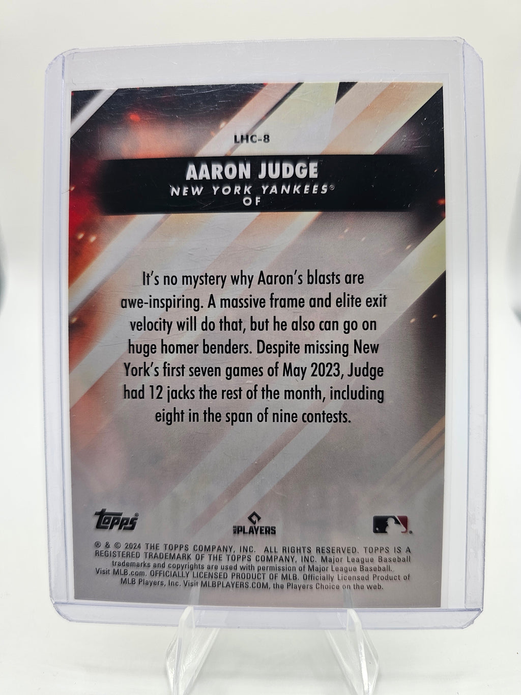 2024 Topps Update #LHC-8 Aaron Judge Let Him Cook
