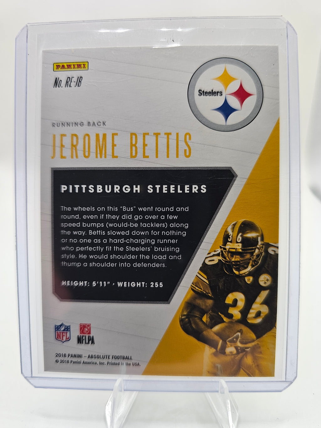2018 Panini Absolute #RE-JB Jerome Bettis Revolutionaries