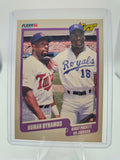 1990 Fleer Canadian #635 Human Dynamos (Kirby Puckett / Bo Jackson)
