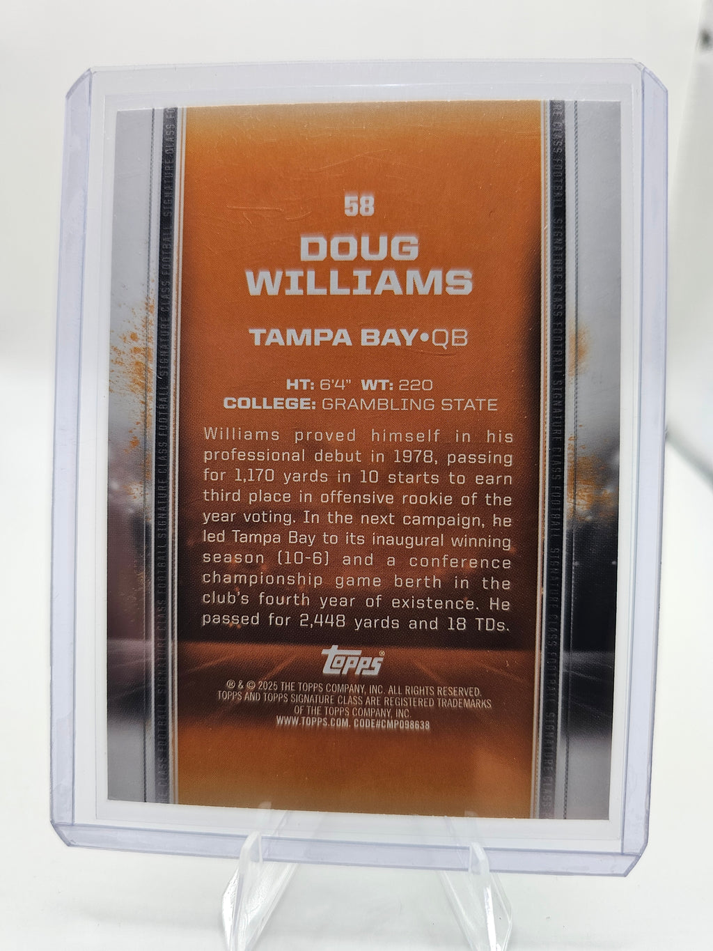 2025 Topps Signature Class #58 Doug Williams