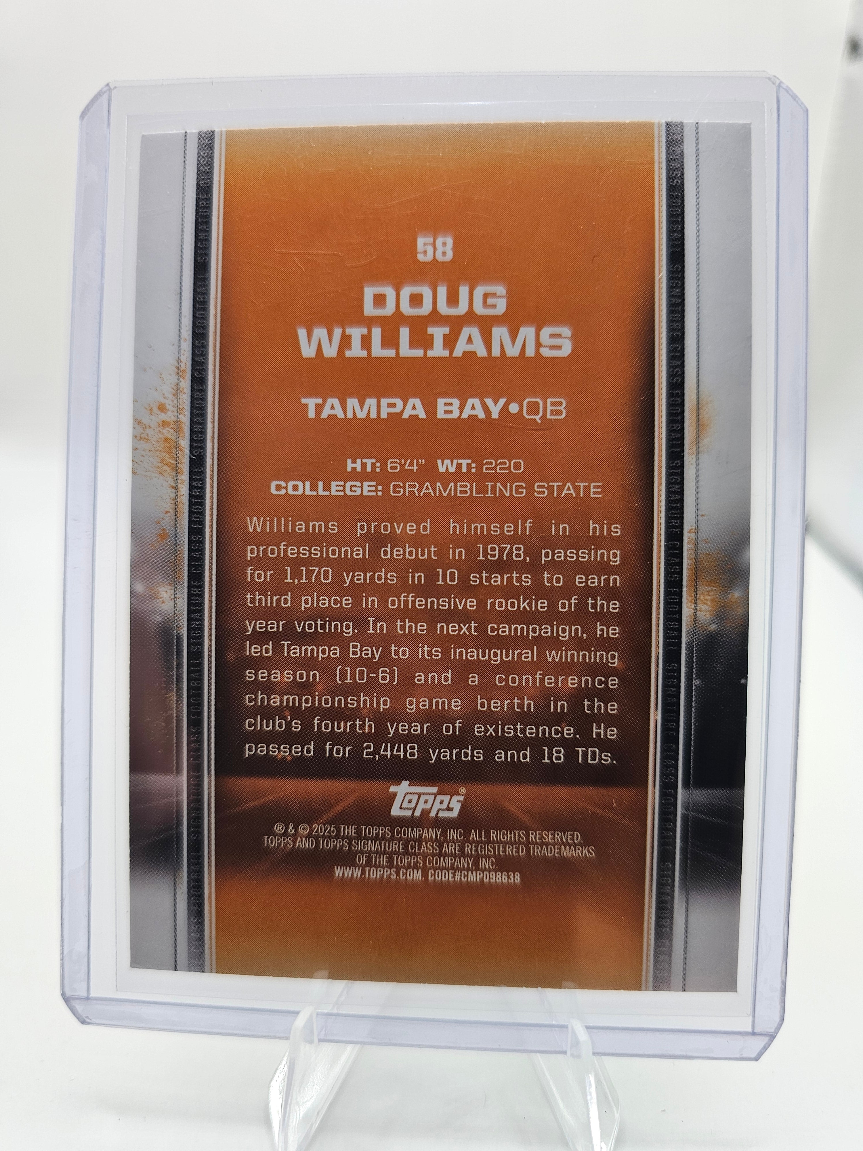 2025 Topps Signature Class #58 Doug Williams