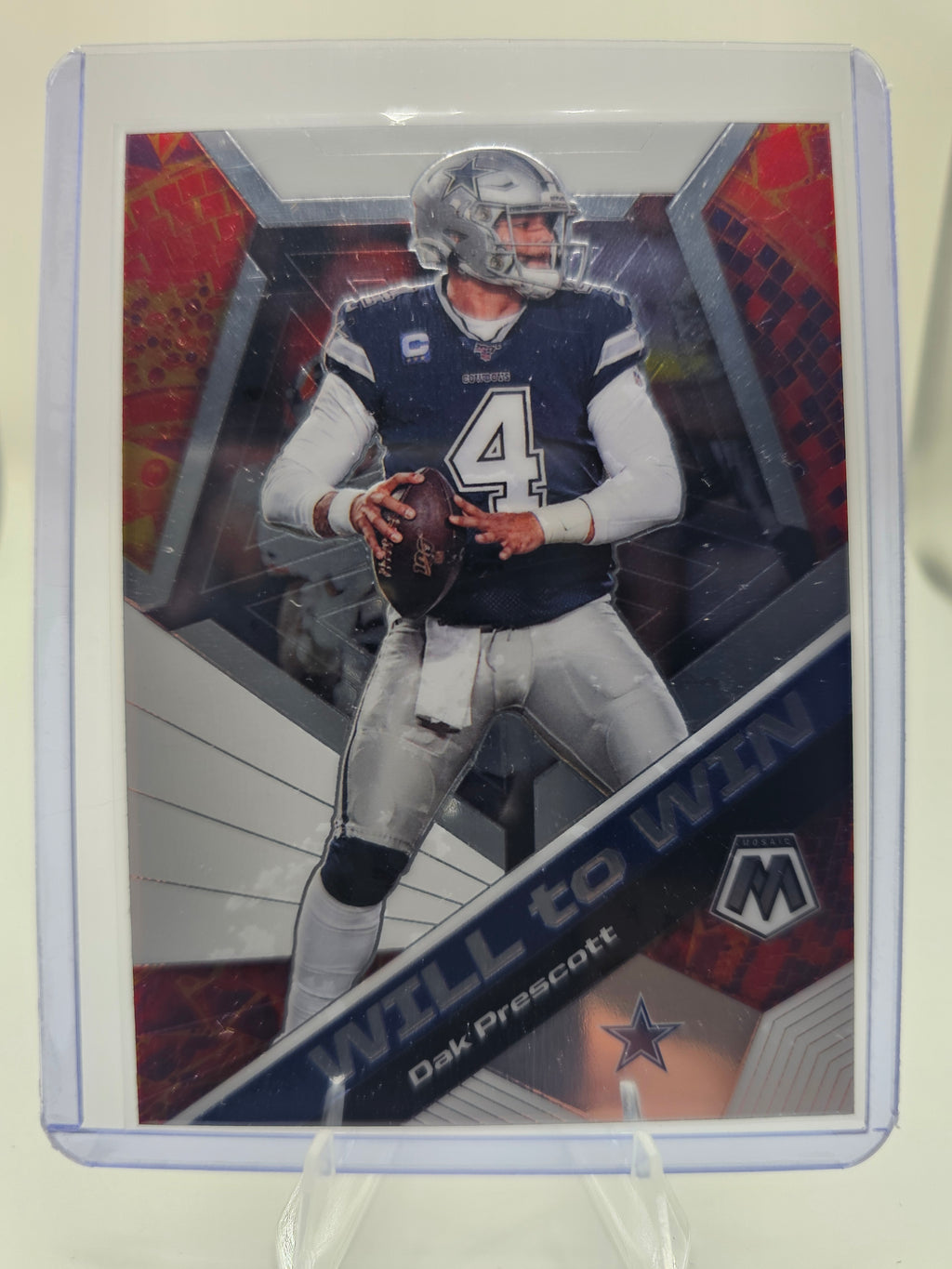 2020 Panini Mosaic #WW13 Dak Prescott Will to Win