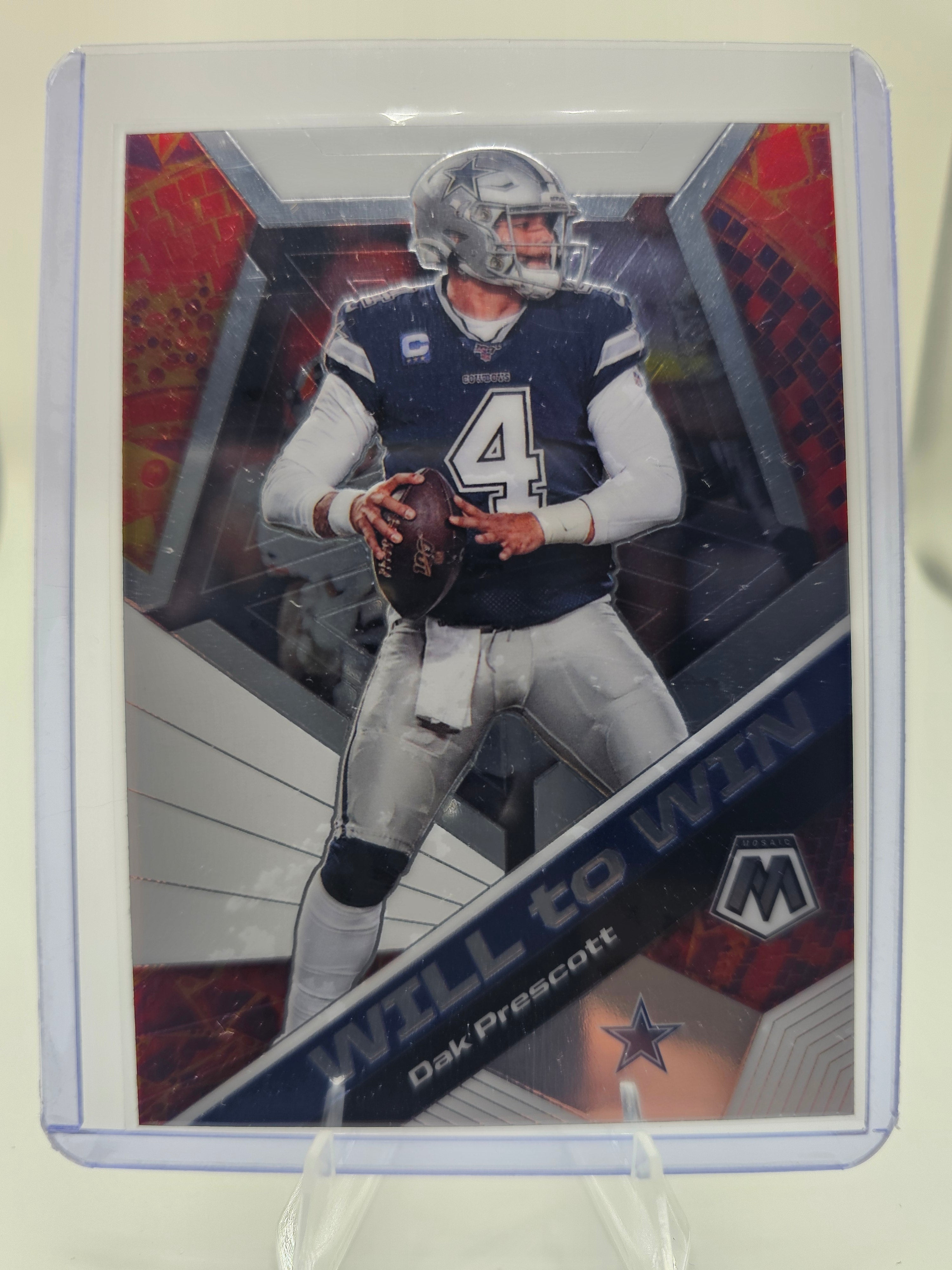 2020 Panini Mosaic #WW13 Dak Prescott Will to Win