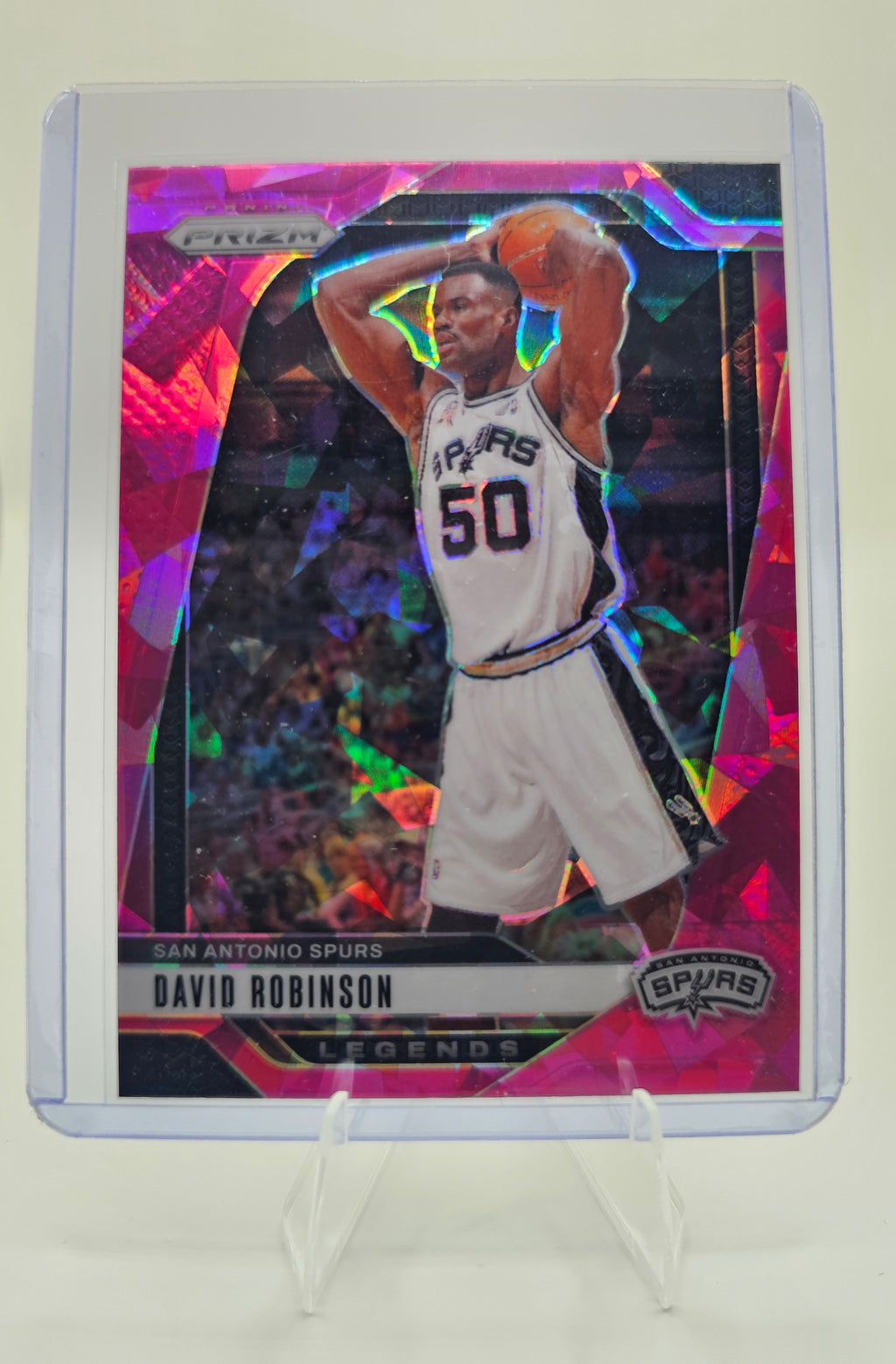 2024-25 Panini Prizm #288 David Robinson Prizms Pink