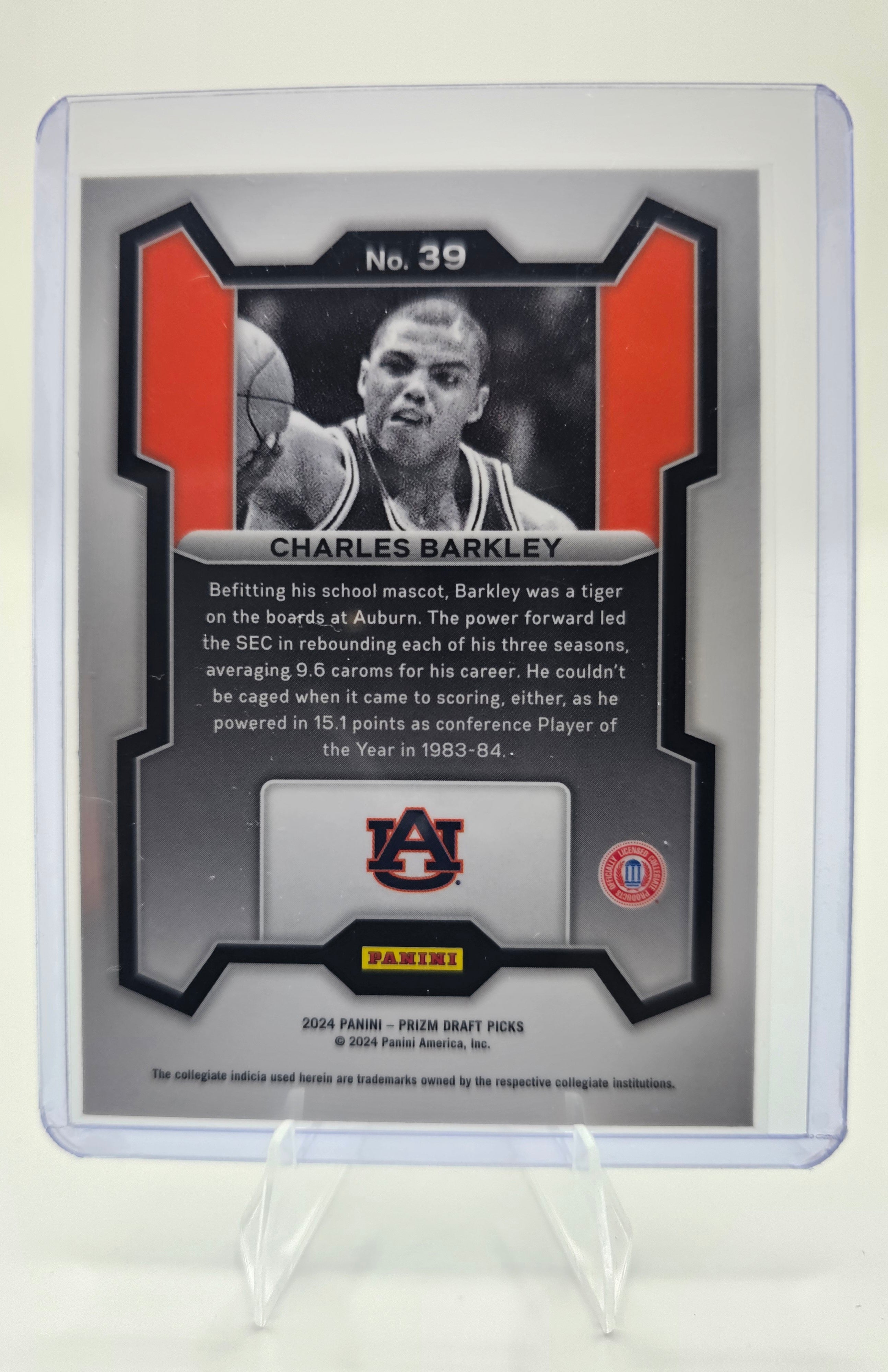 2024 Panini Prizm Draft Picks #39 Charles Barkley Prizms