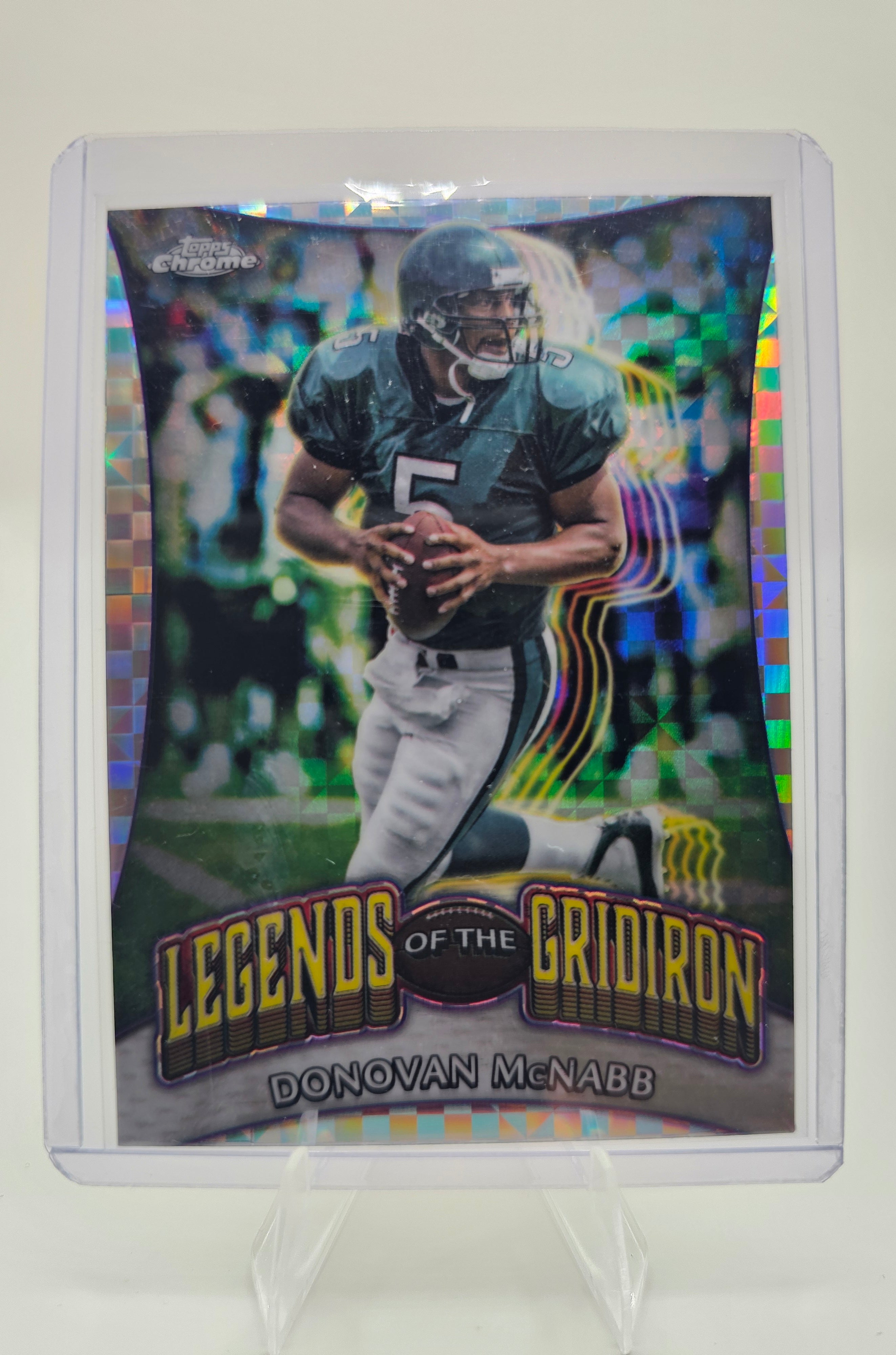 2024 Topps Chrome #LOG-22 Donovan McNabb Legends of the Gridiron X-Fractor