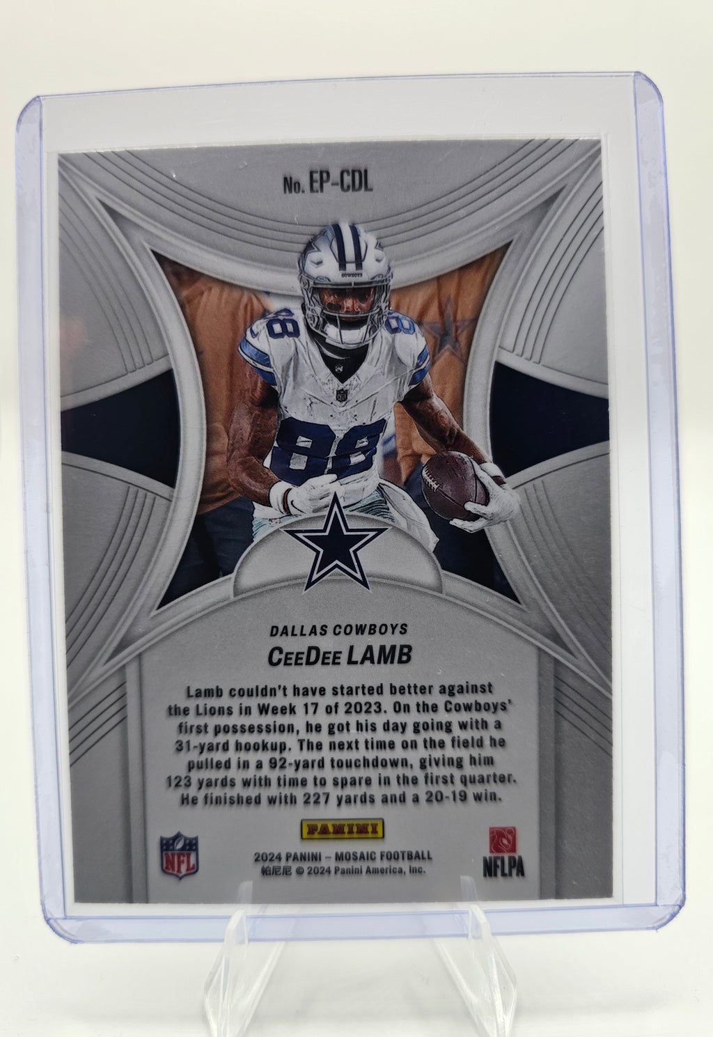 2024 Panini Mosaic #EP-CDL CeeDee Lamb Epic Performers