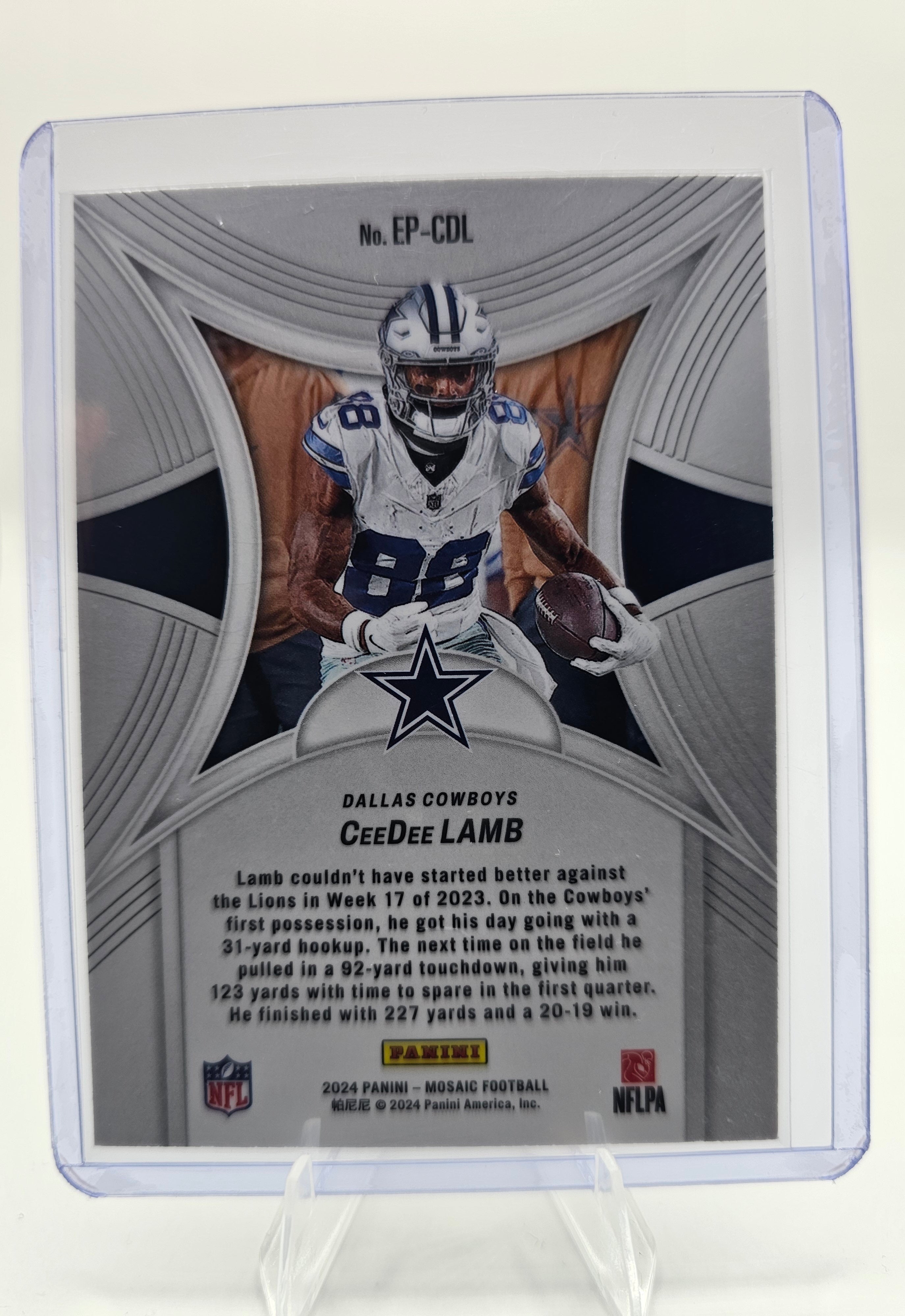 2024 Panini Mosaic #EP-CDL CeeDee Lamb Epic Performers